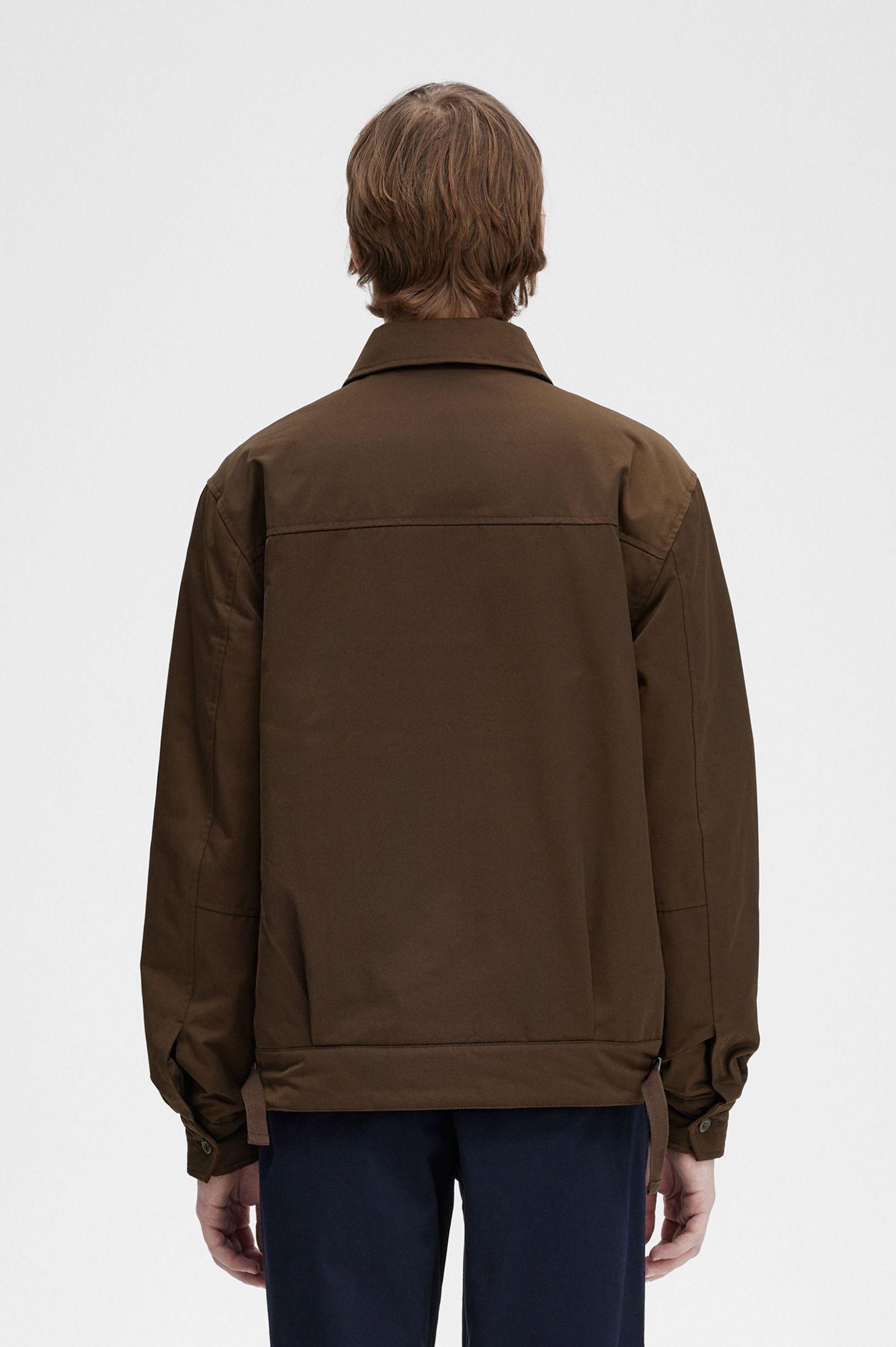 Quilted Zip Through Jacket Burnt Tobacco 7038303