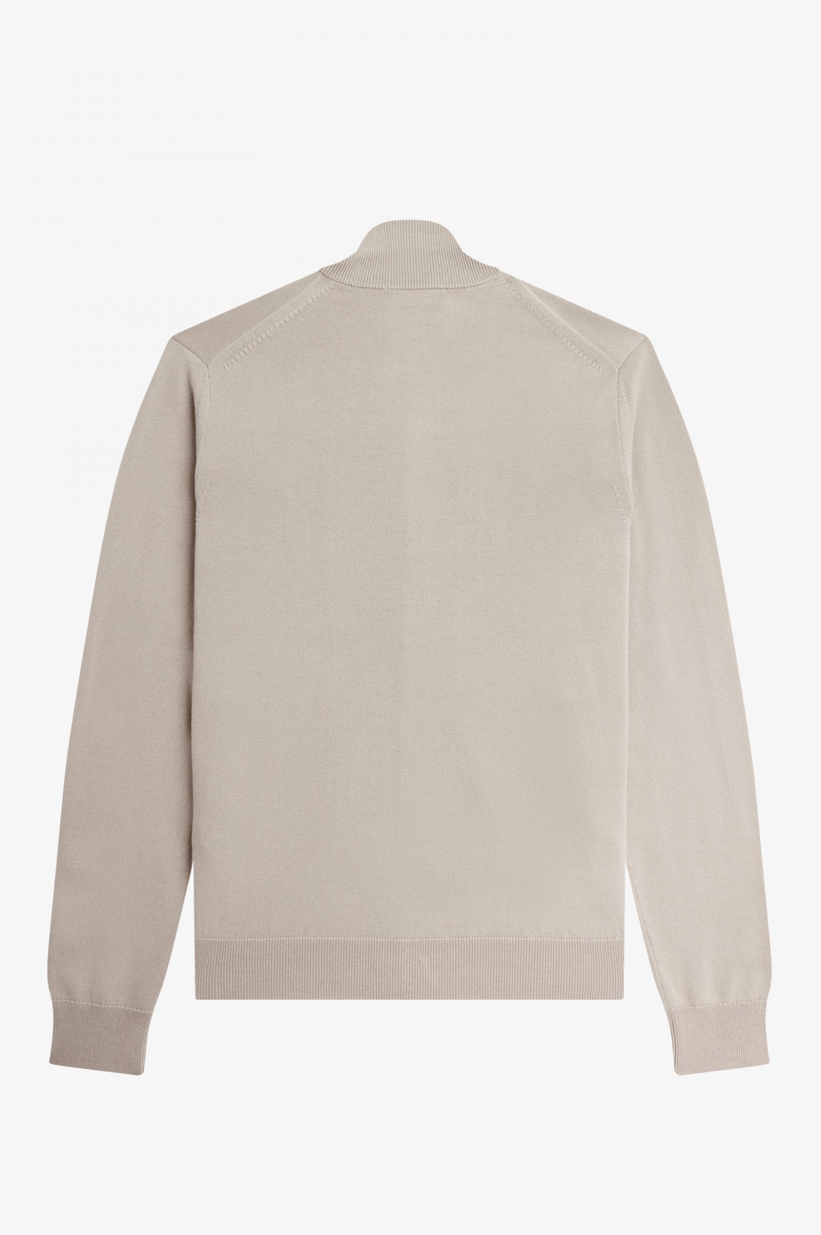 Zip Through Cardigan Dark Oatmeal 7038343