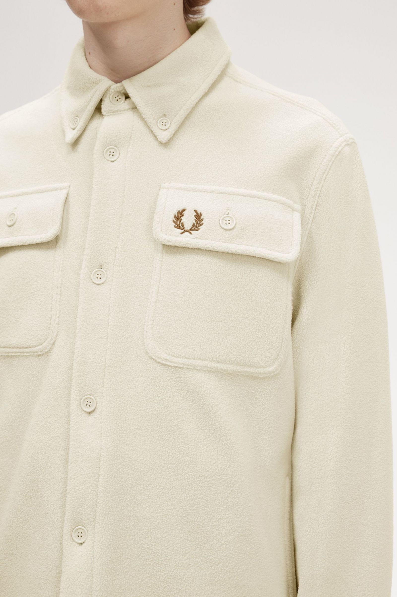 Fleece Overshirt Oatmeal 7038486