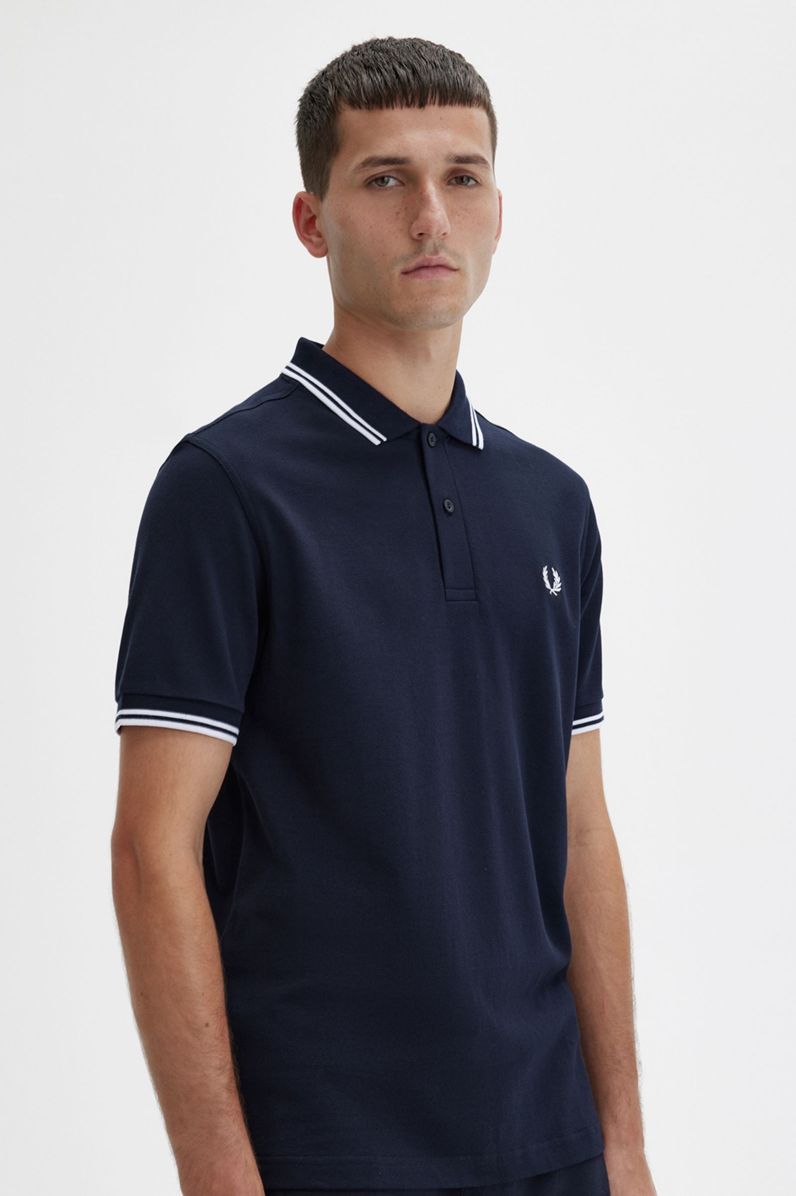 The Fred Perry ShirtM3600 Navy / White / White 7038587