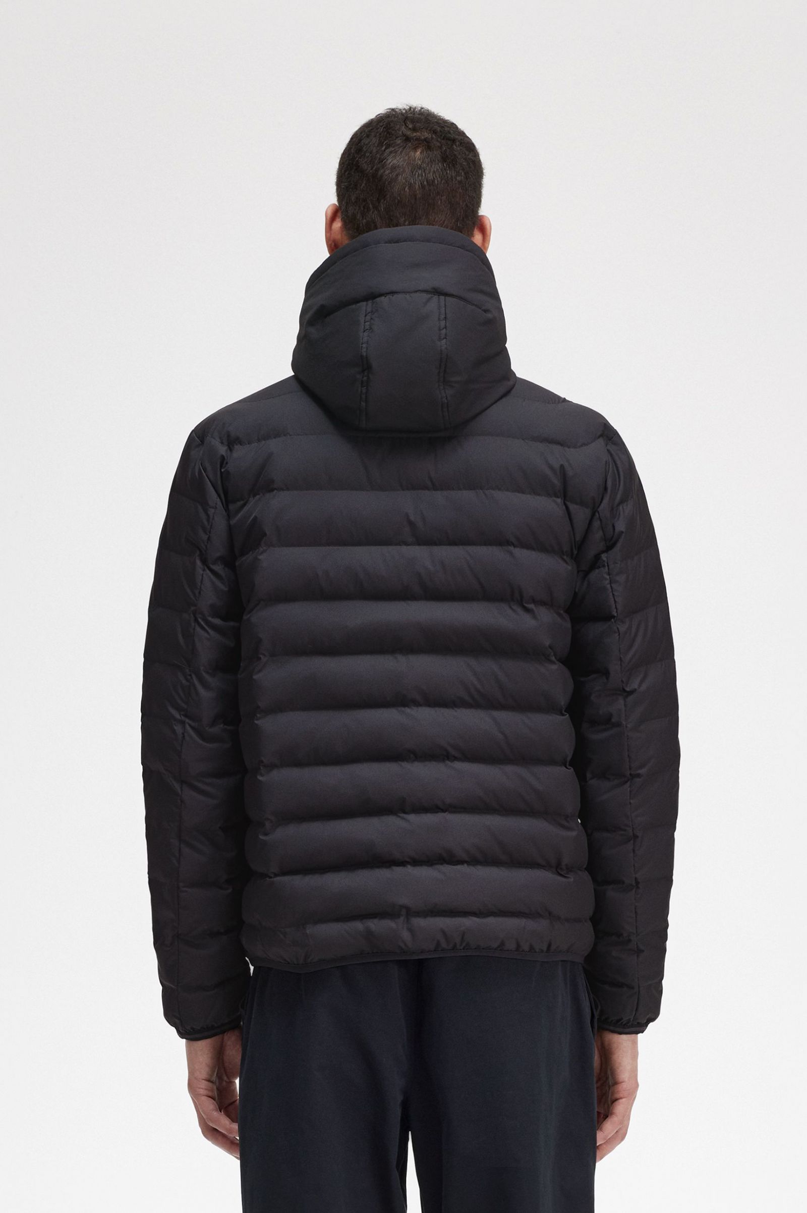 Hooded Insulated Jacket Black 7038261