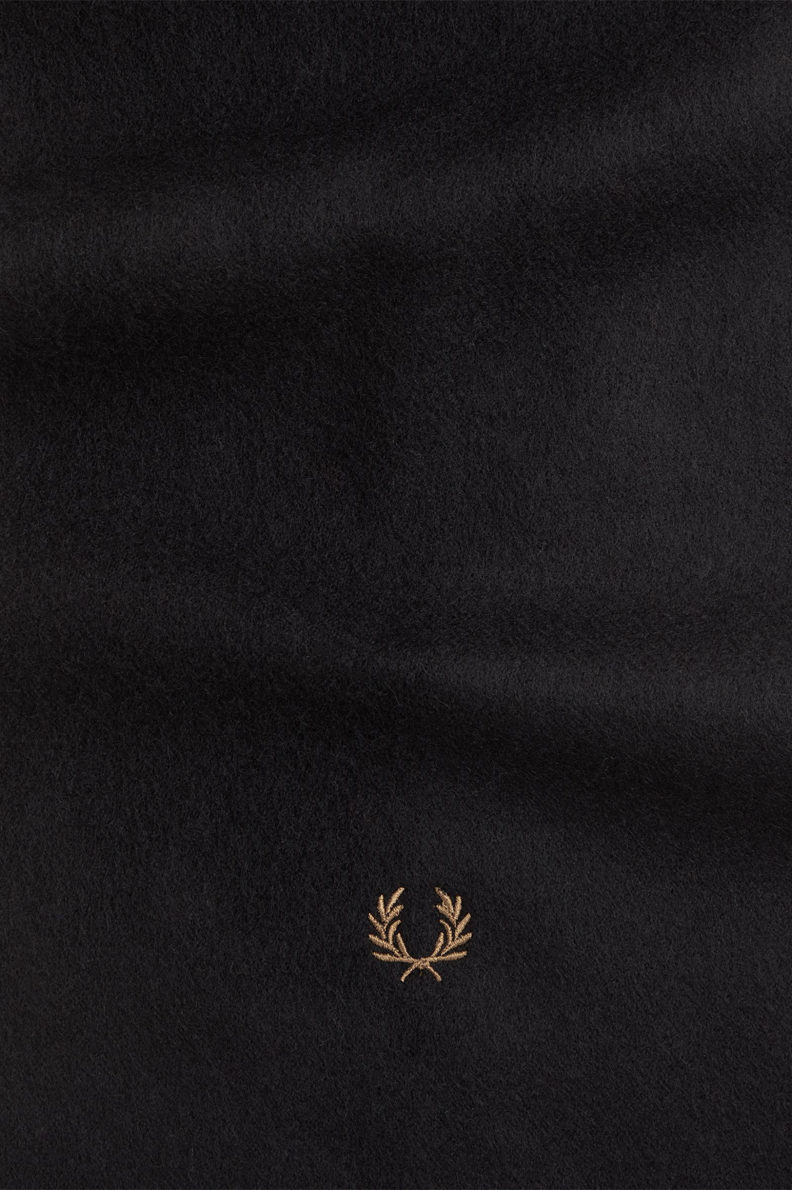 Lambswool Scarf Black / Dark Caramel 7037736