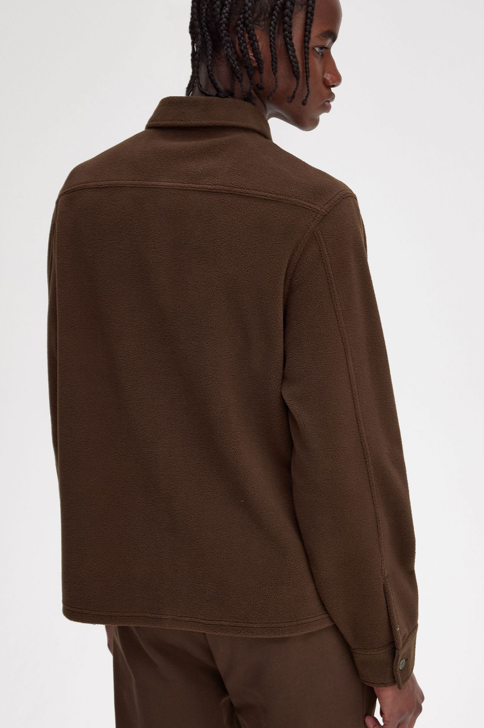 Fleece Overshirt Burnt Tobacco 7038493
