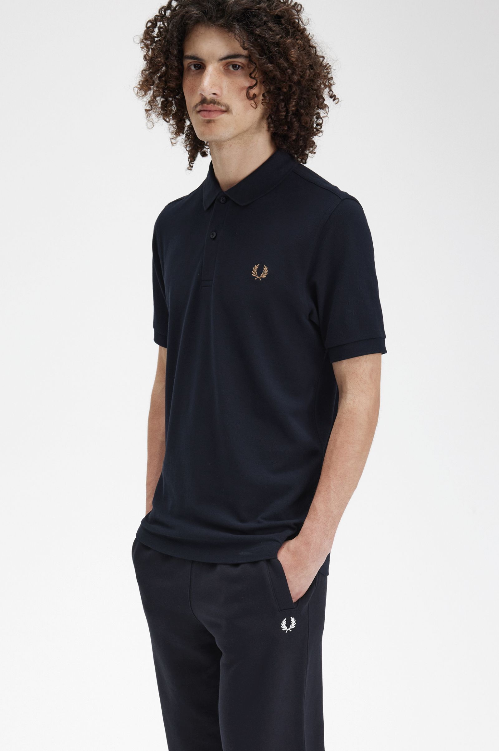 The Fred Perry ShirtM6000 Navy / Shaded Stone 7039033