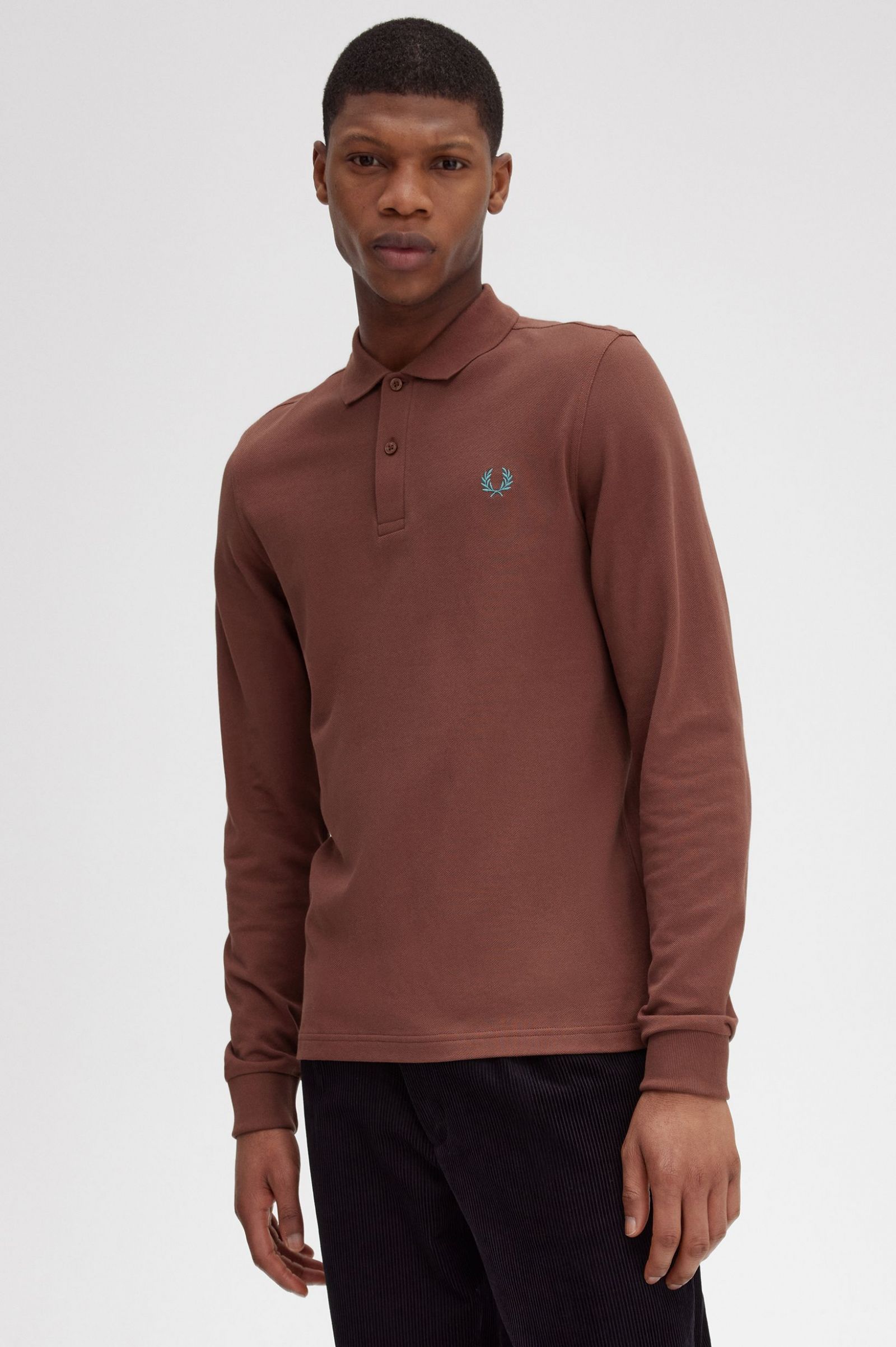 The Fred Perry ShirtM6006 Whisky Brown / Deep Mint 7038516