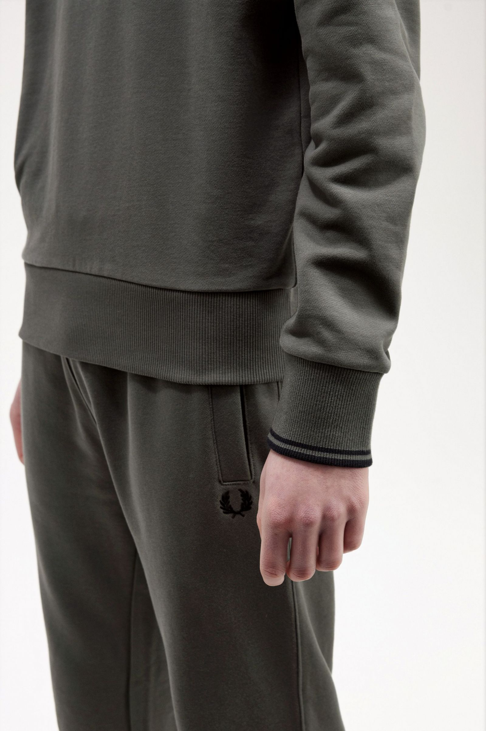 Crew Neck Sweatshirt Field Green 7038866