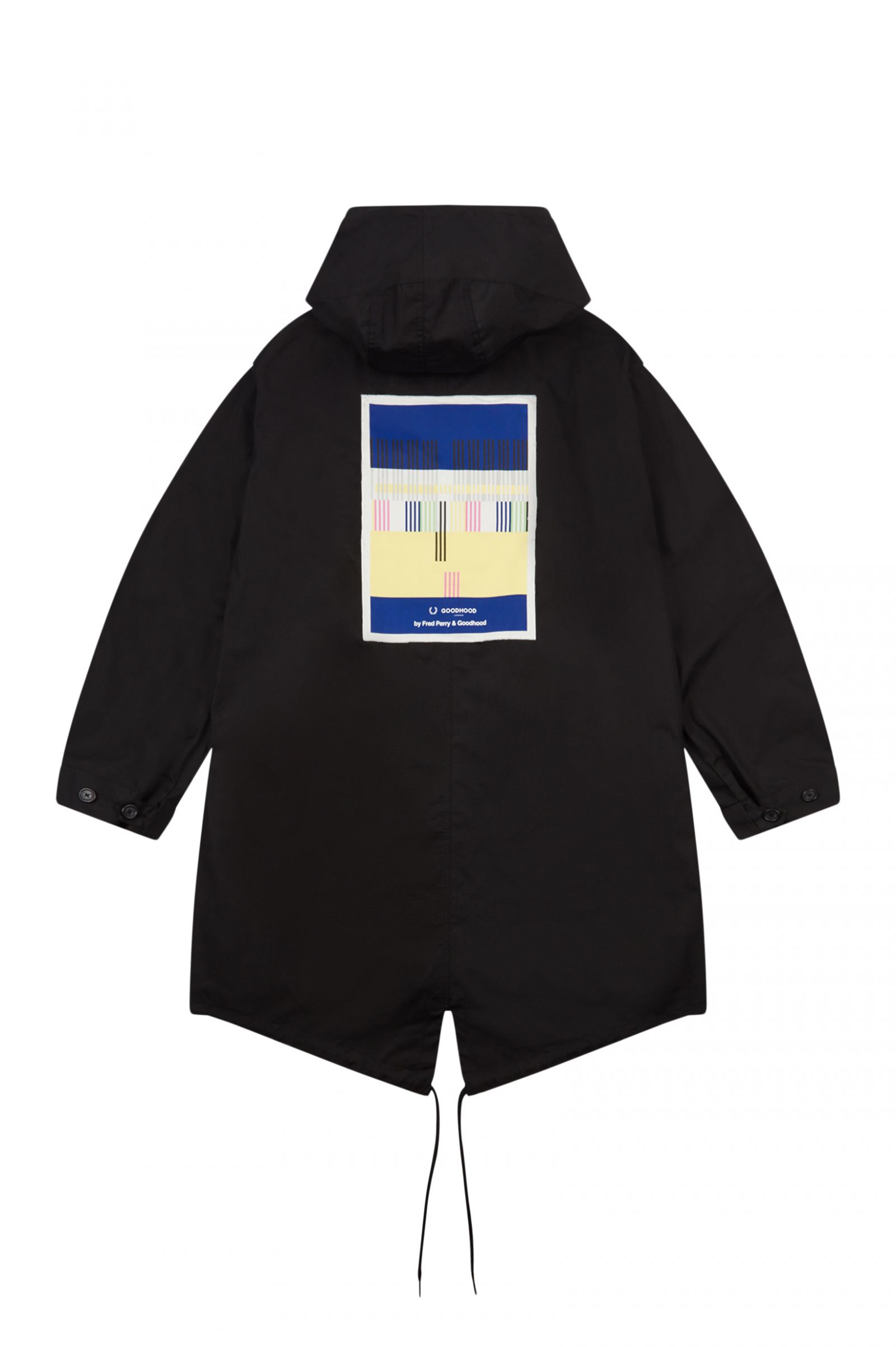 GoodhoodUnlined Printed Patch Parka 7037895