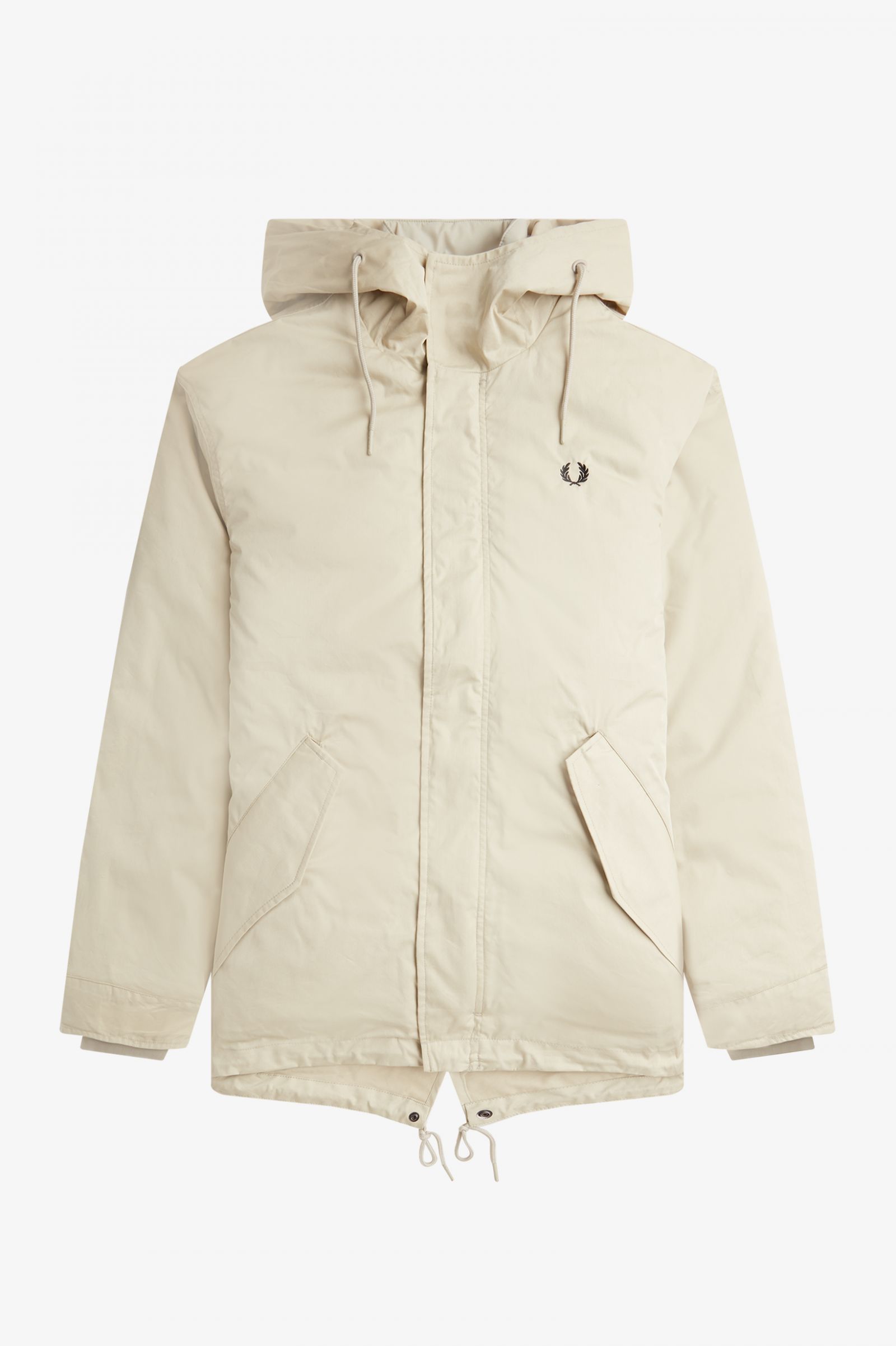 Short Padded Parka Light Oyster 7038275