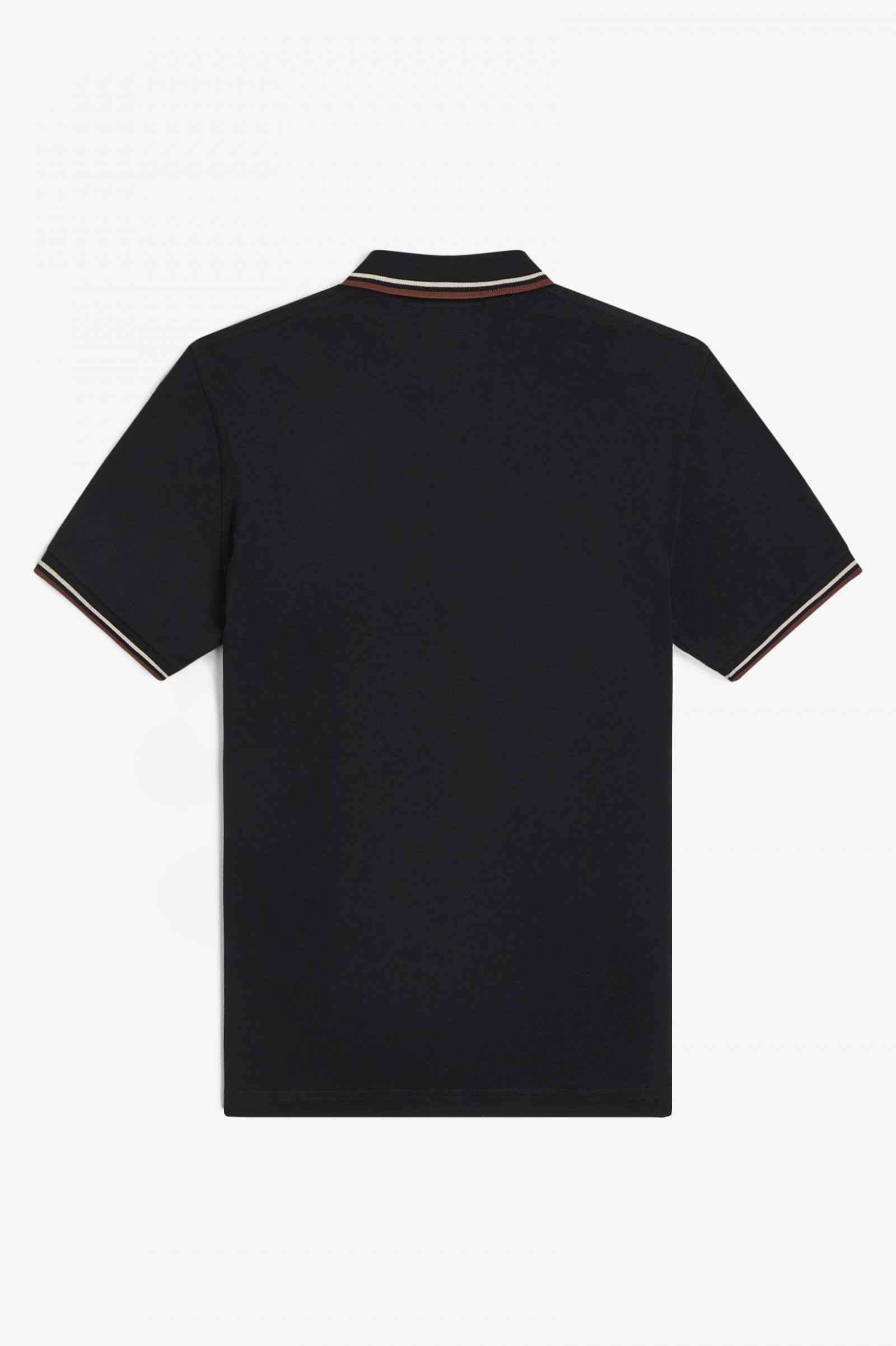 The Fred Perry ShirtM12 Black / Oatmeal / Whisky Brown 7039093