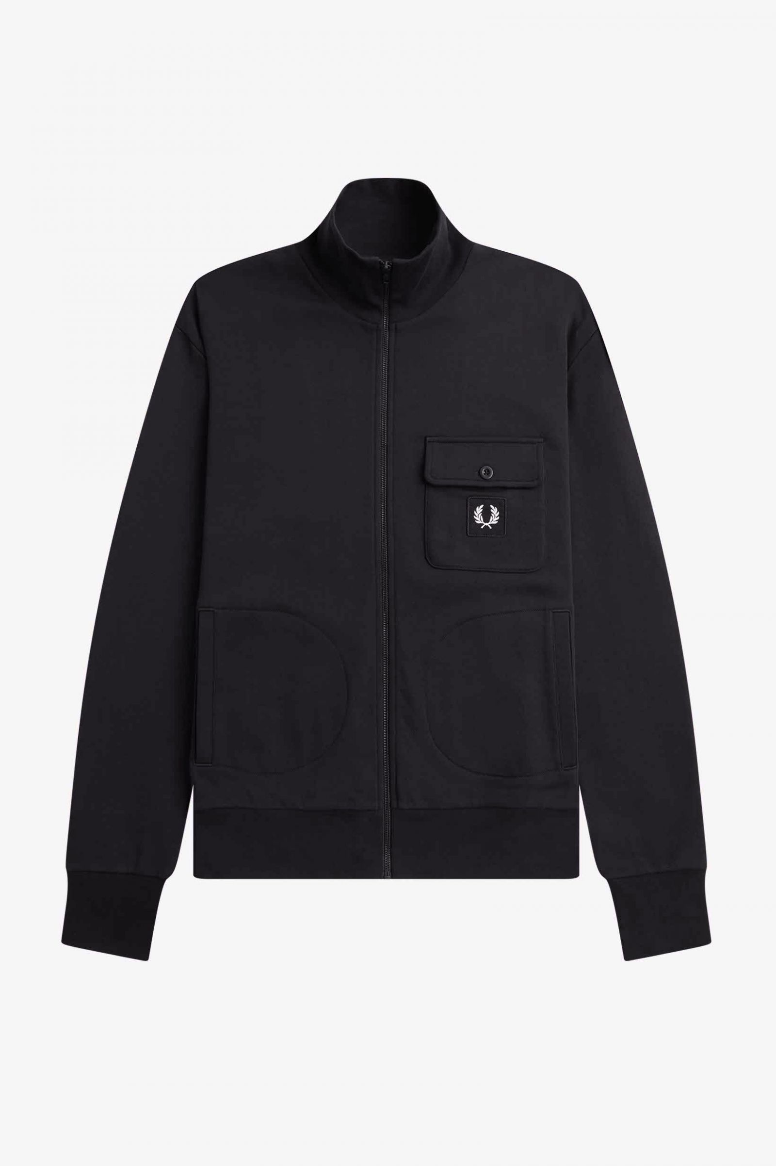 Funnel Neck Track Jacket Black 7039118