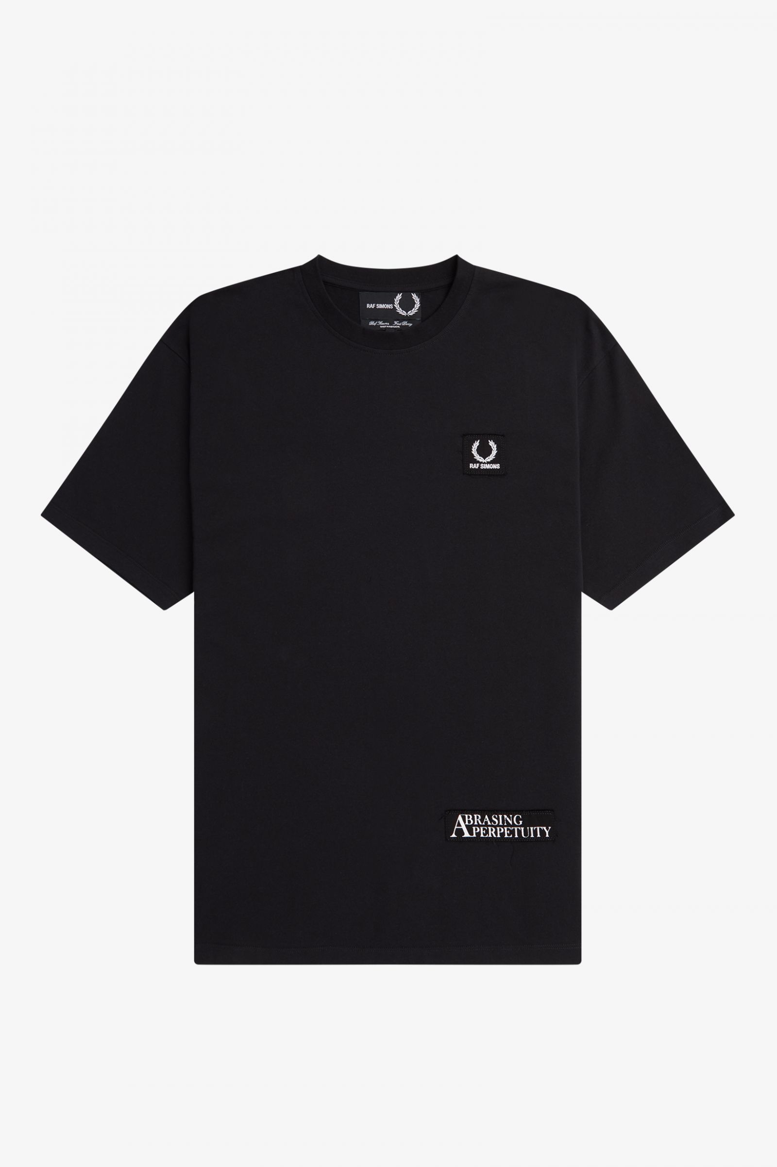 Raf SimonsPrinted Patch Relaxed T-Shirt Black 7038627