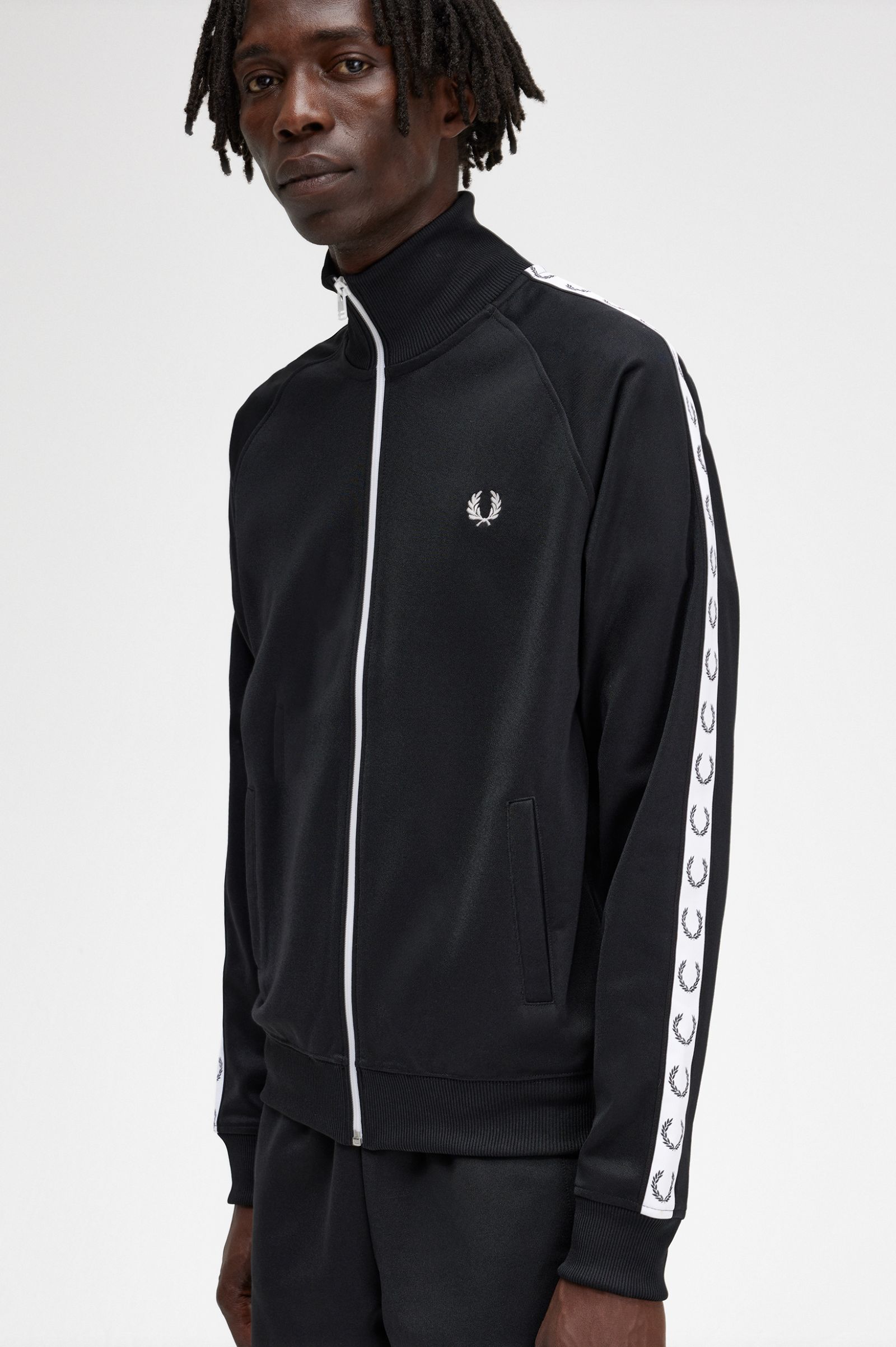 Taped Track Jacket Black 7039119