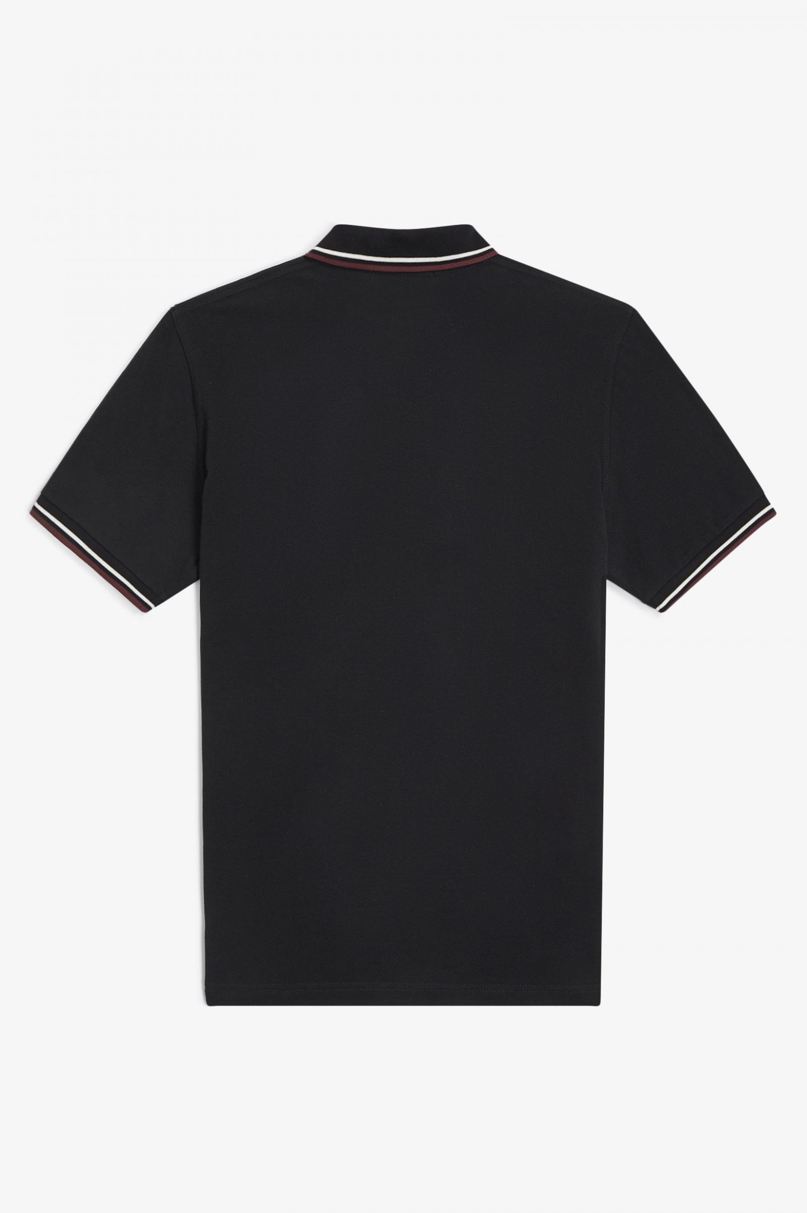 The Fred Perry ShirtM12 Black / Ecru / Oxblood 7039102