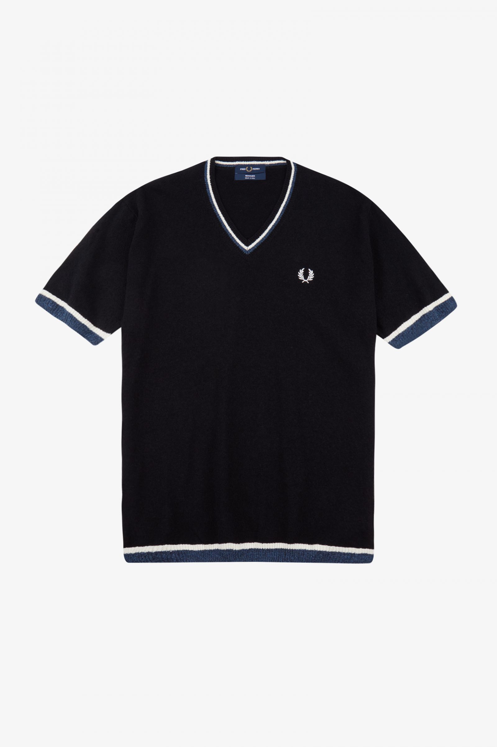 ReissuesTowelling V-Neck Jumper Ecru 7037855