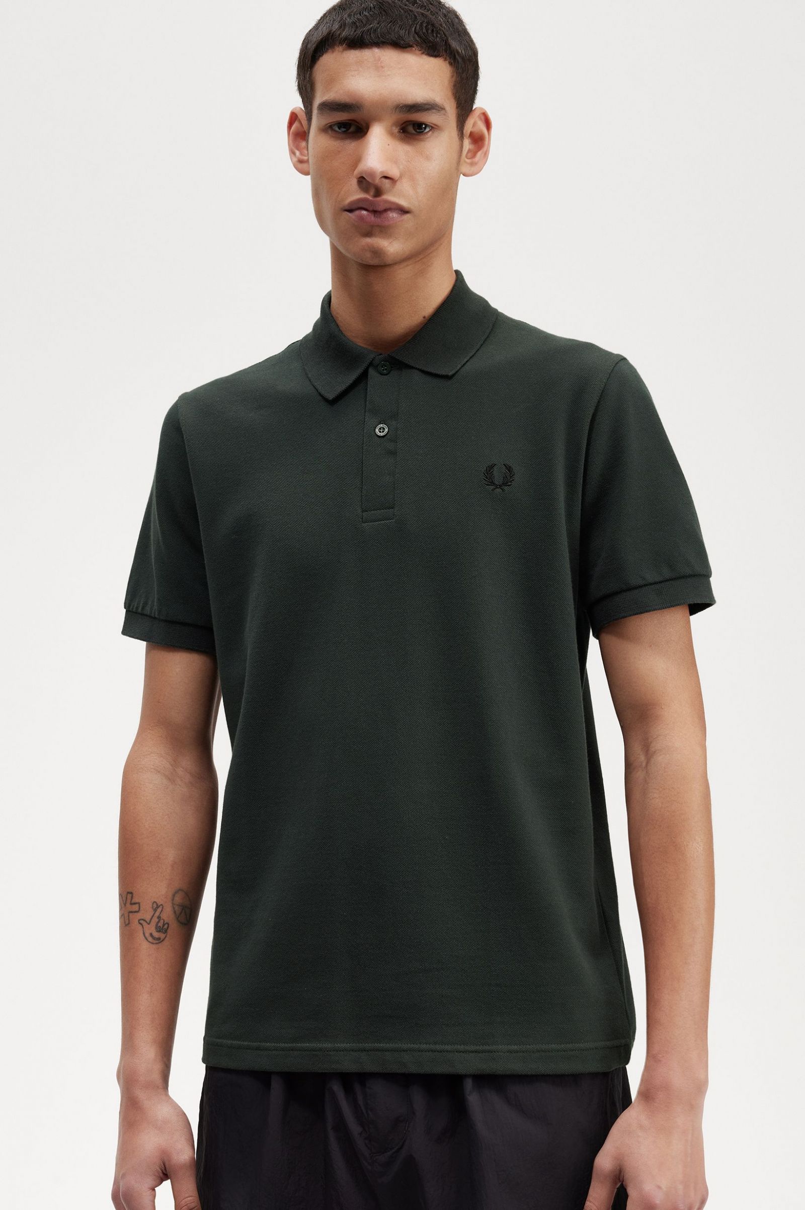 The Fred Perry ShirtM3 Night Green / Black 7039013