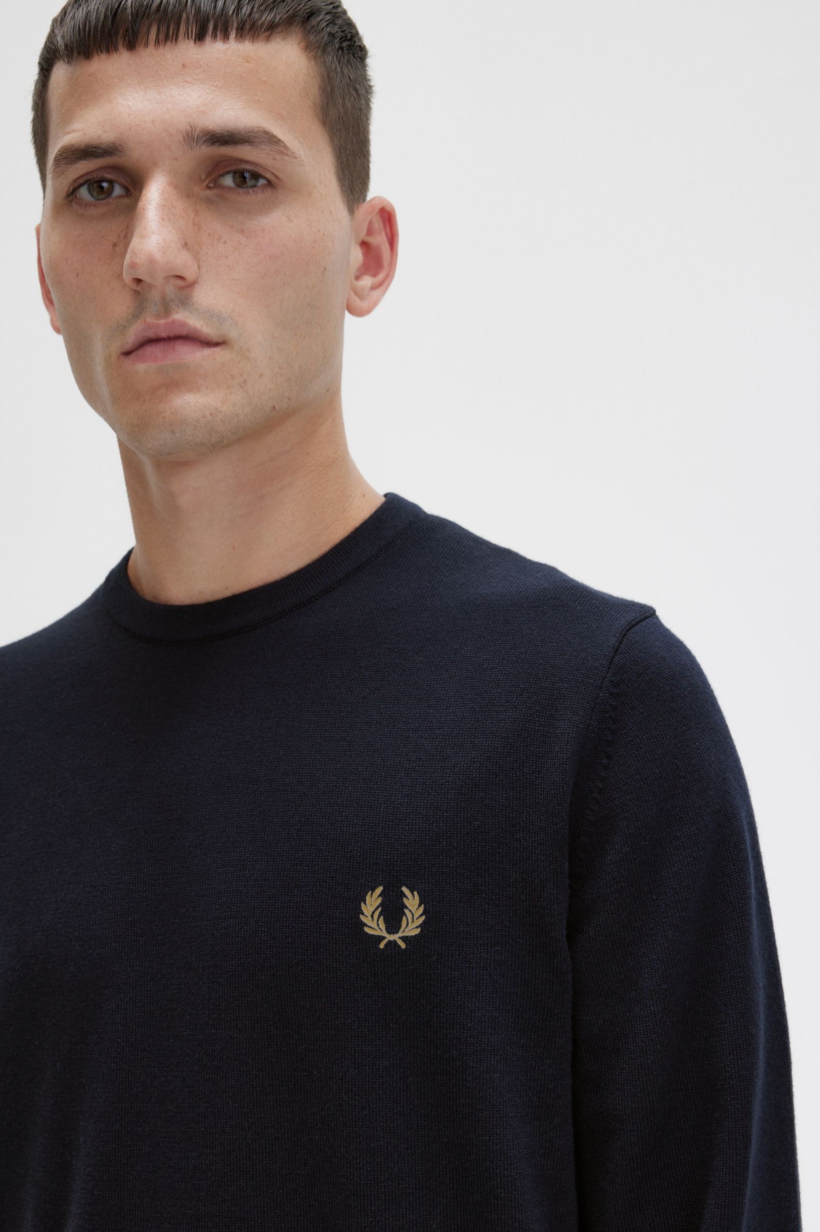 Classic Crew Neck Jumper Navy 7038329