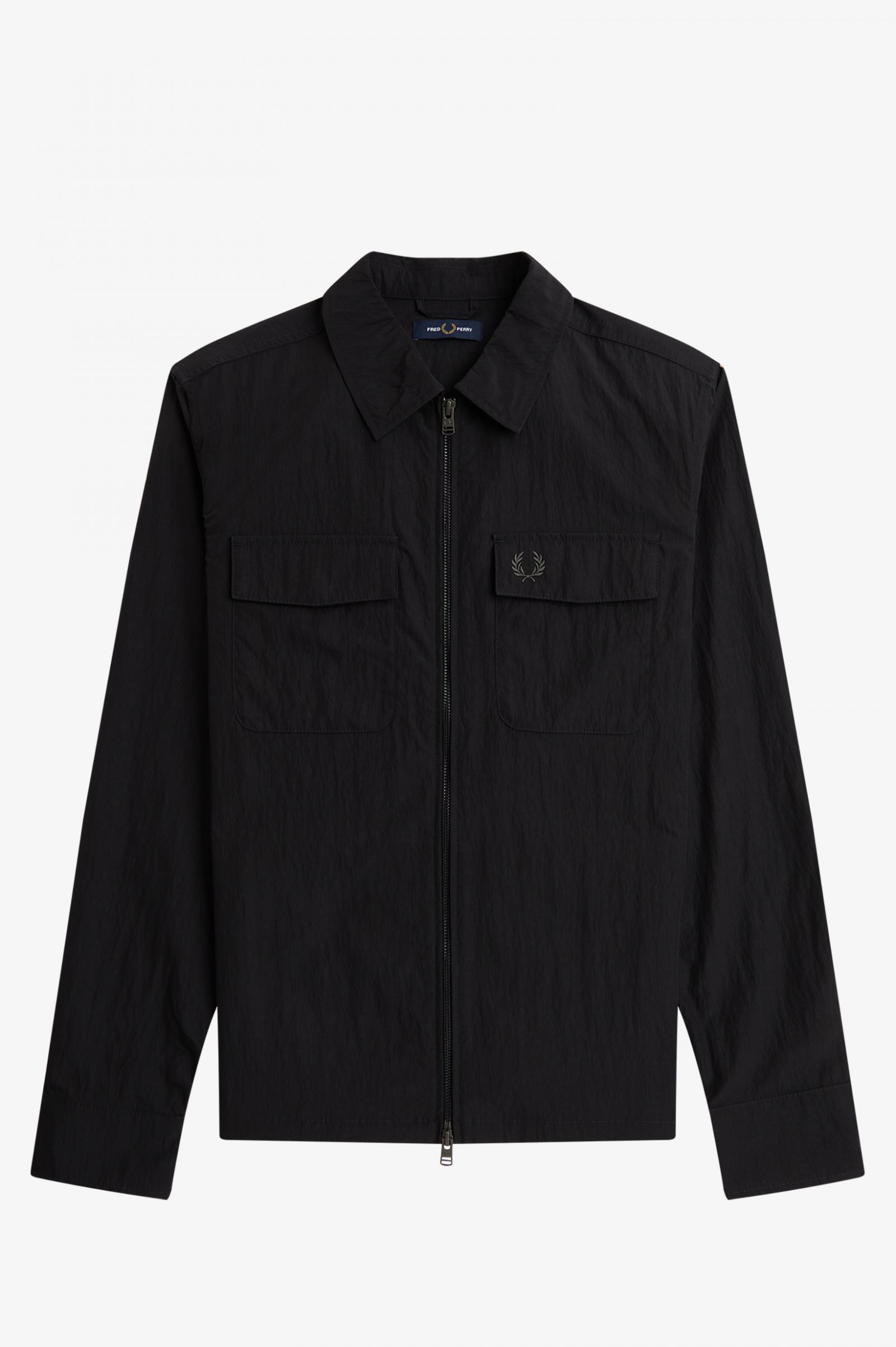Zip-Through Overshirt Black 7038495