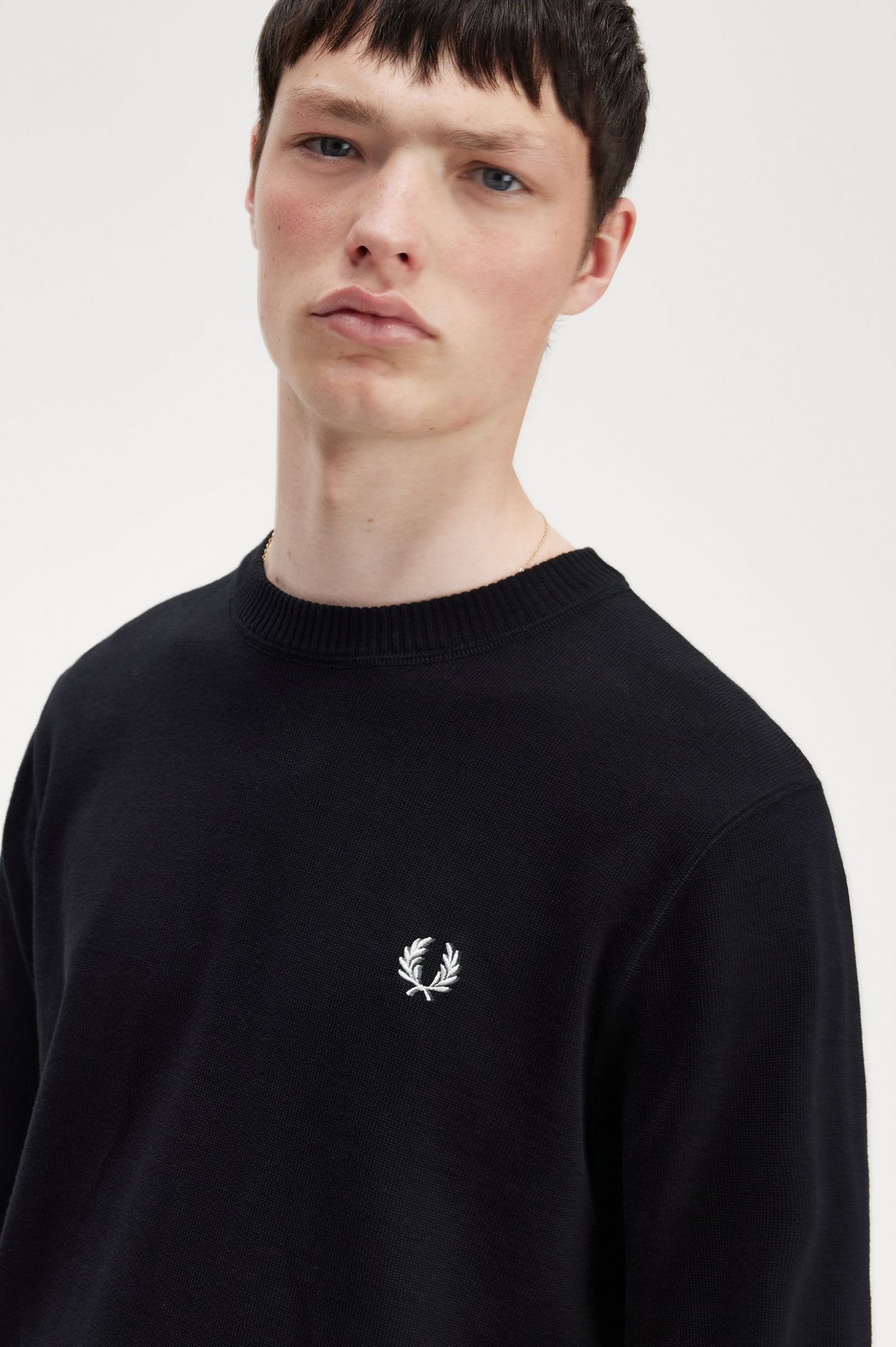 Graphic Laurel Wreath Jumper Black 7038321