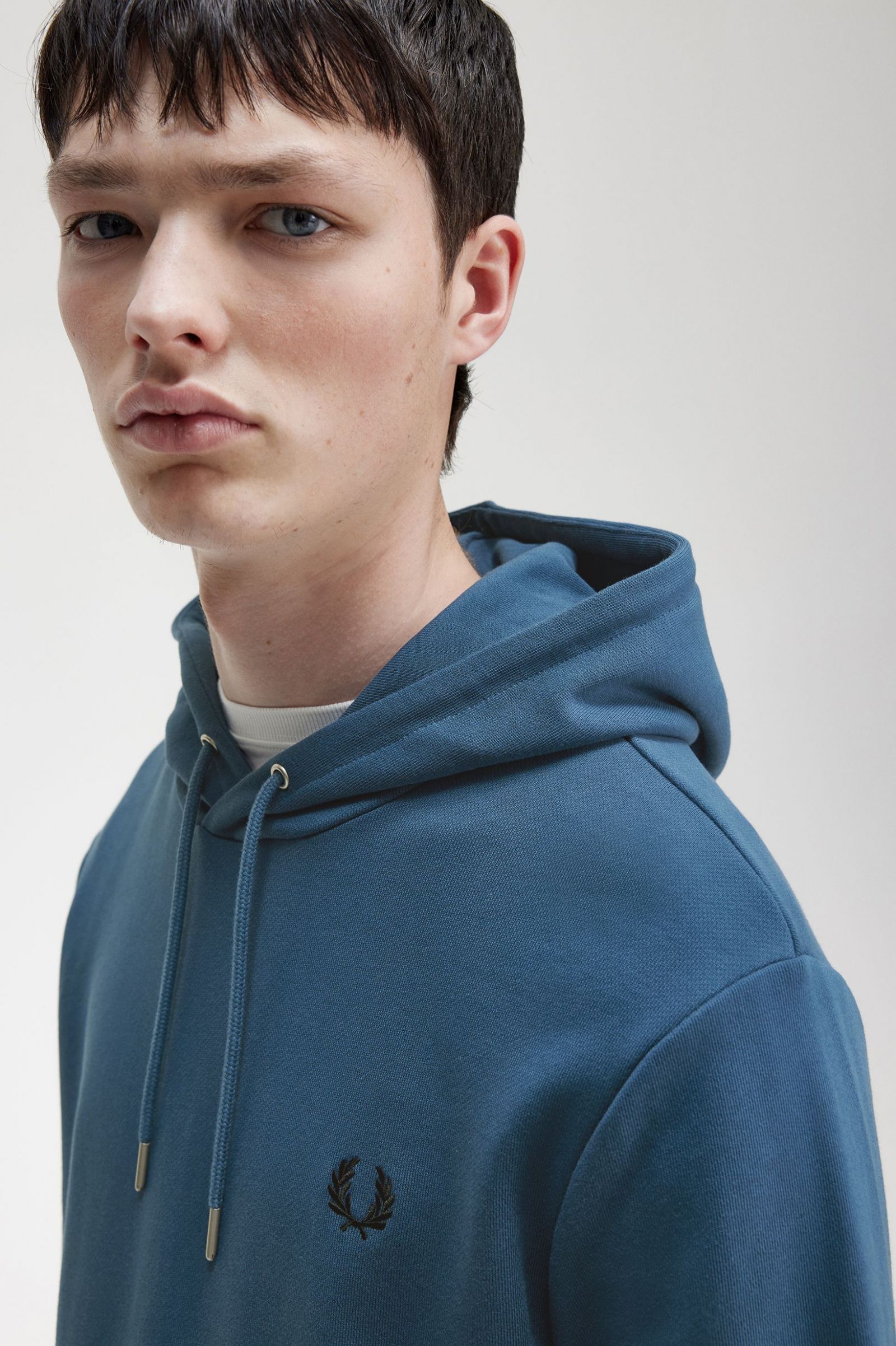 Tipped Hooded Sweatshirt Midnight Blue 7038862