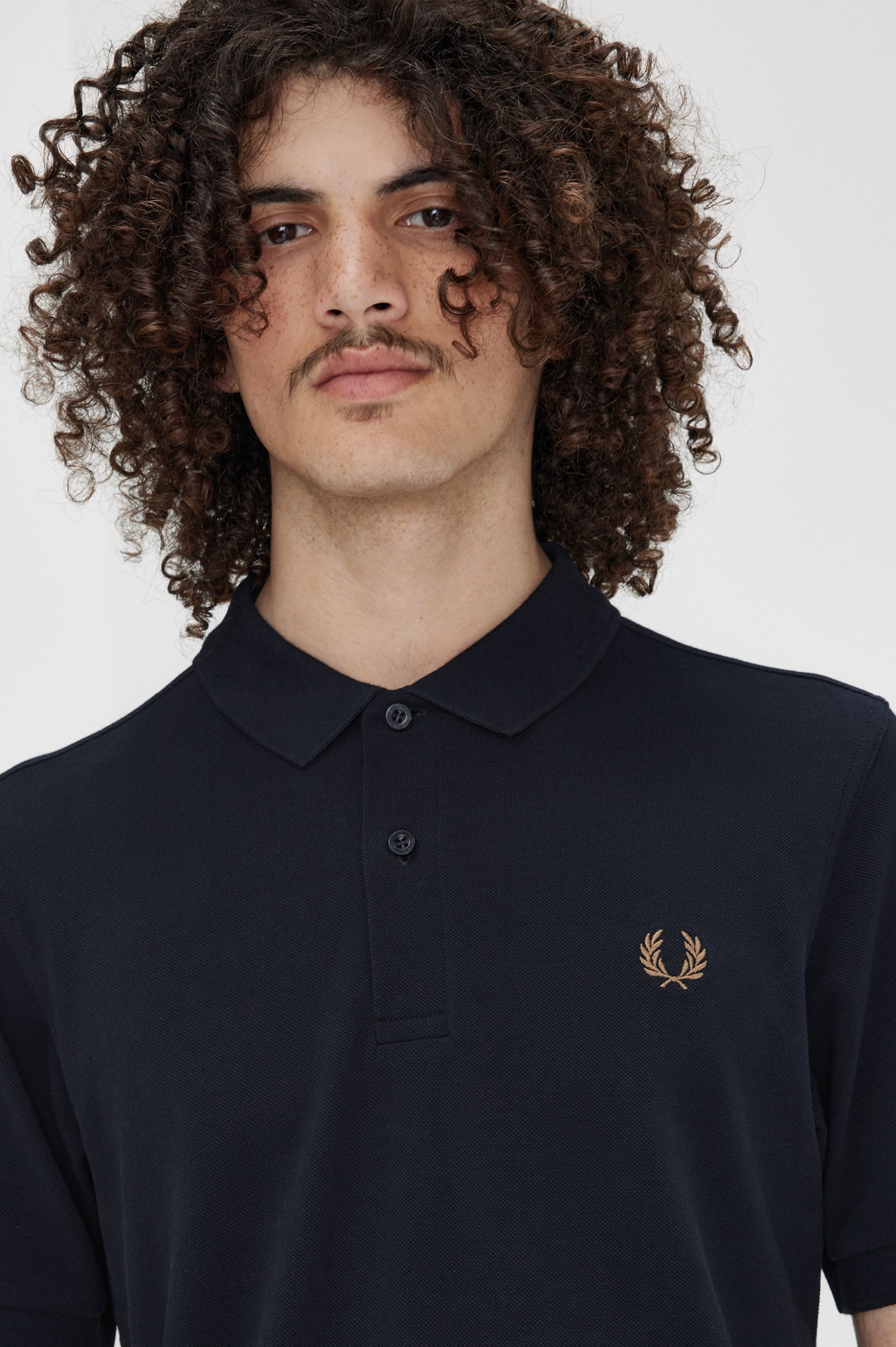 The Fred Perry ShirtM6000 Navy / Shaded Stone 7039033