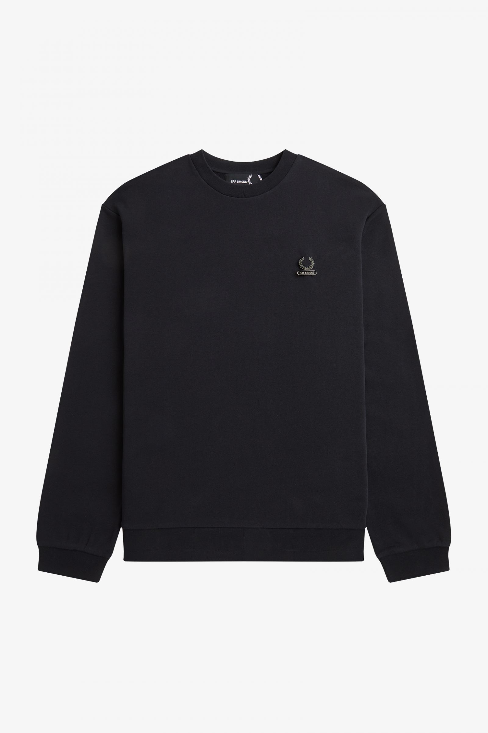 Raf SimonsEmbroidered Sweatshirt Black 7038628