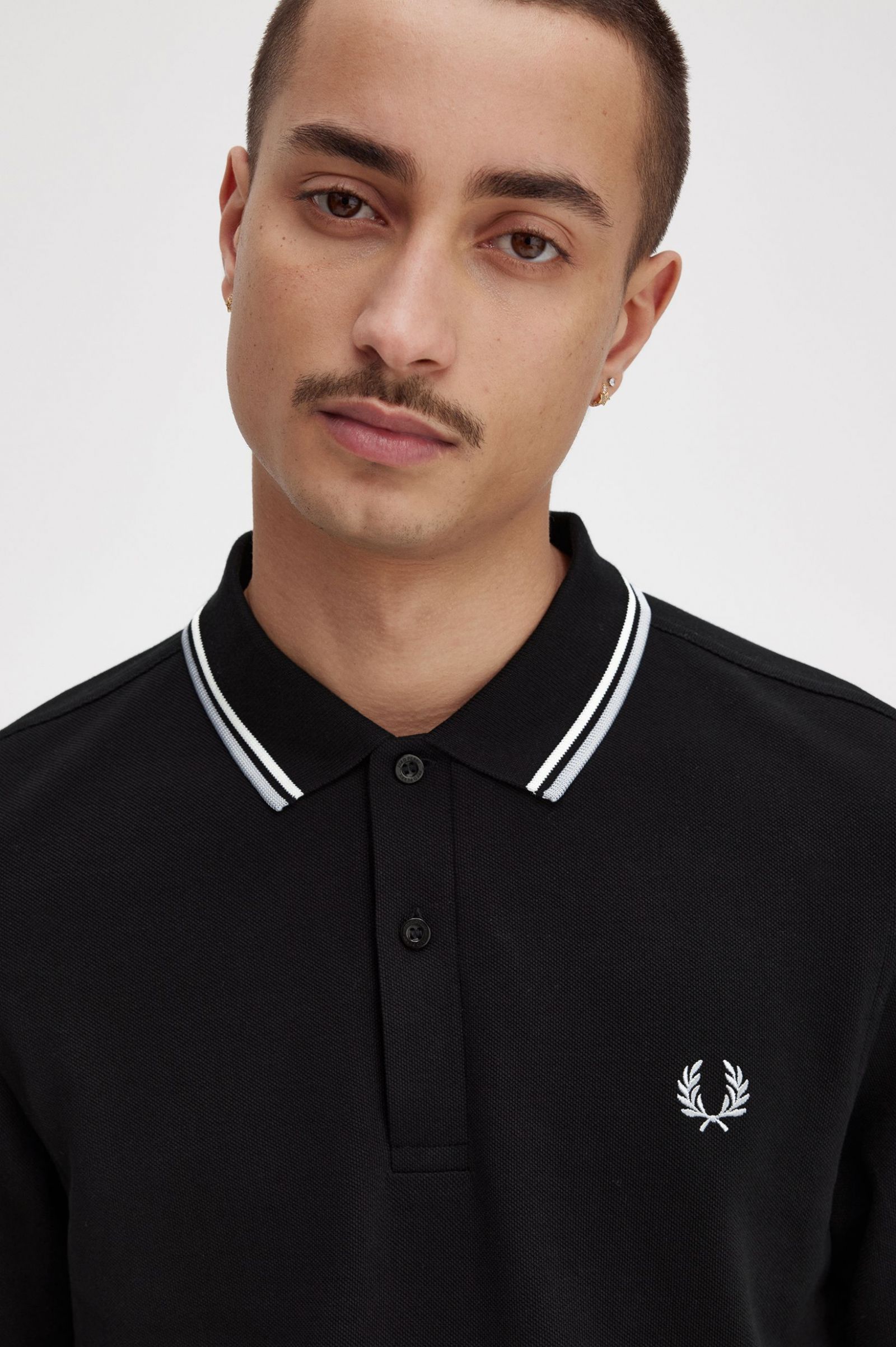 The Fred Perry ShirtM3636 Black / Ecru / Limestone 7038376