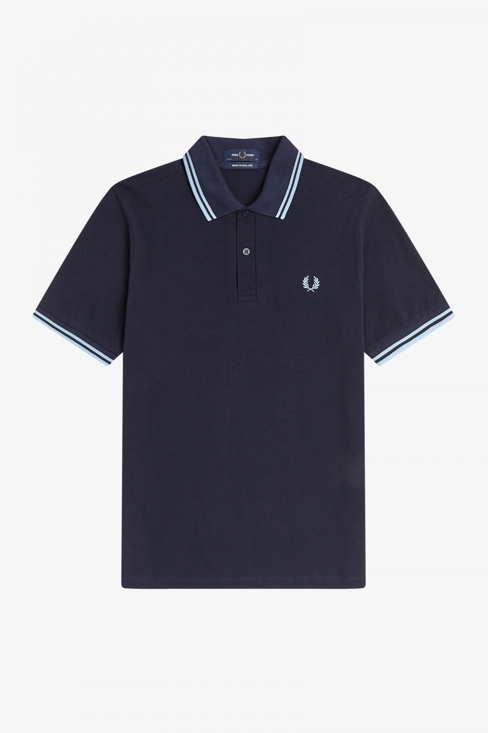 The Fred Perry ShirtM12 Navy / Ice / Ice 7038113