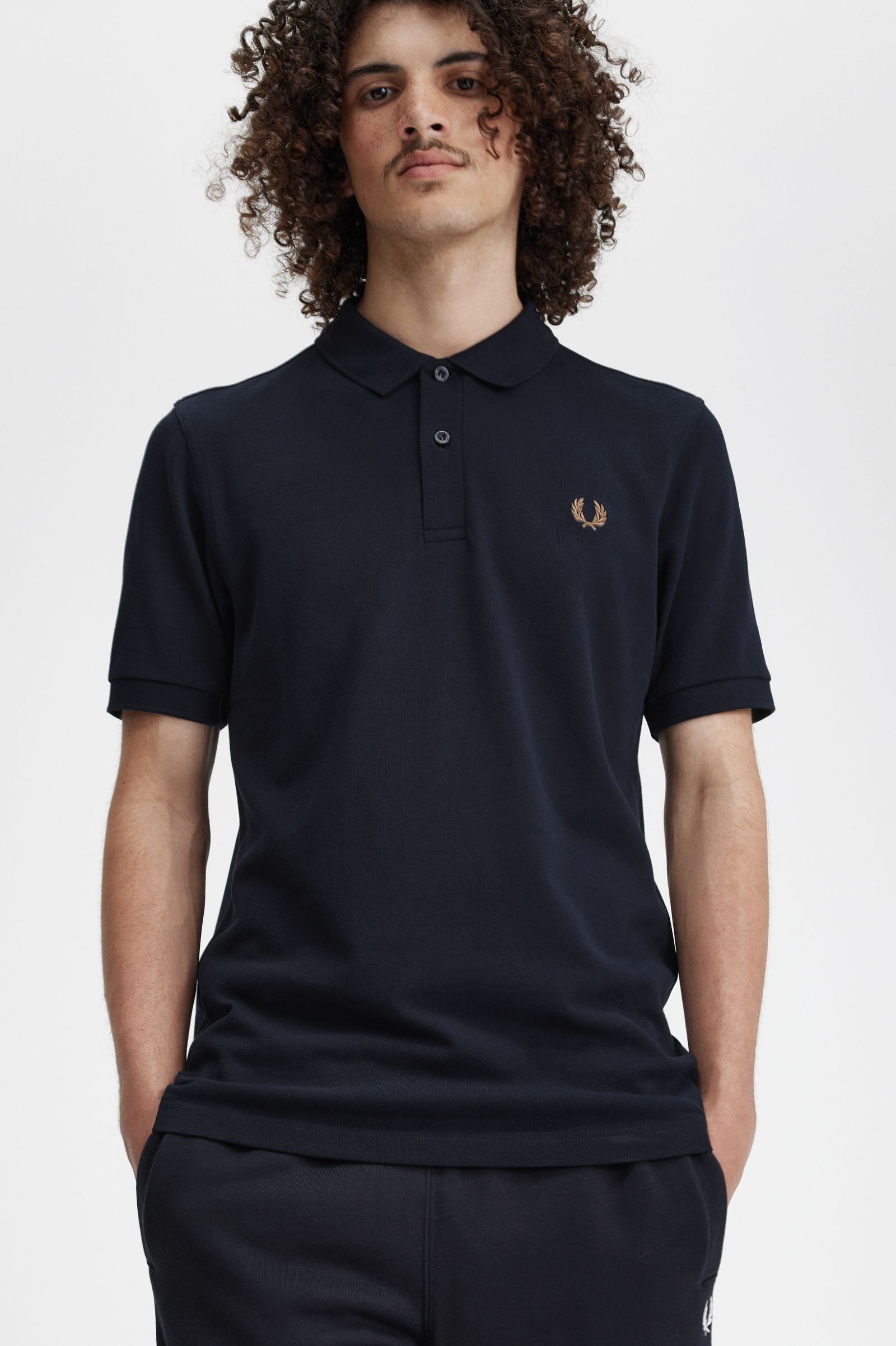 The Fred Perry ShirtM6000 Navy / Shaded Stone 7039033