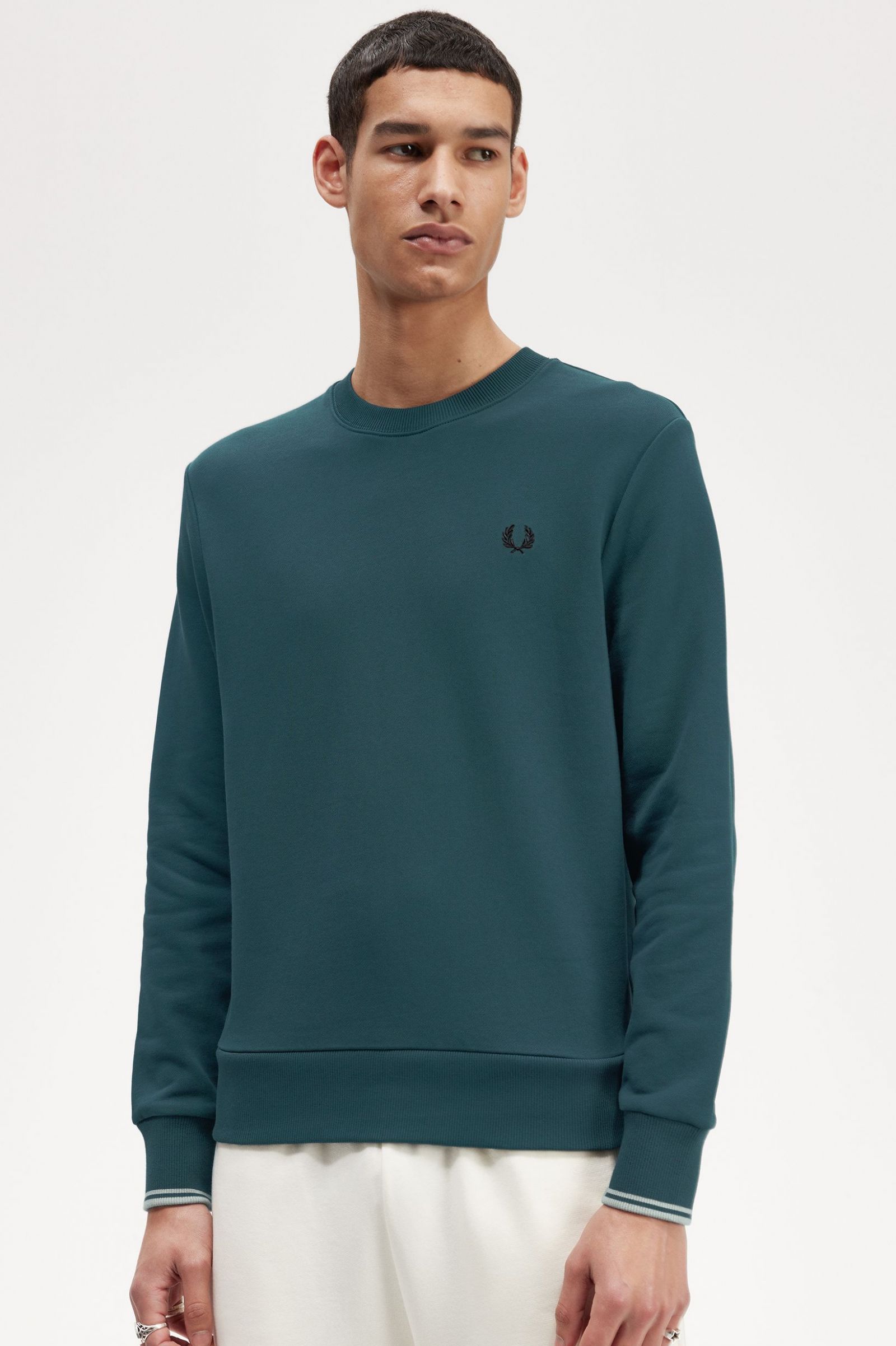 Crew Neck Sweatshirt Petrol Blue 7038883