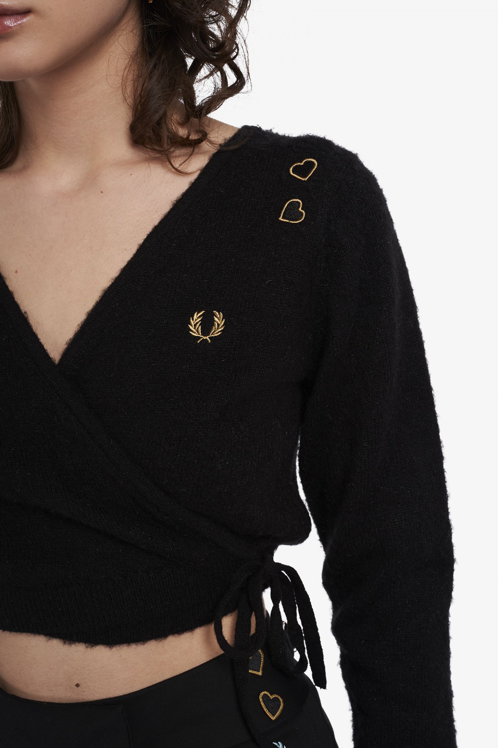 Amy Winehouse FoundationWrap Cardigan Tonal Leopard 7037988