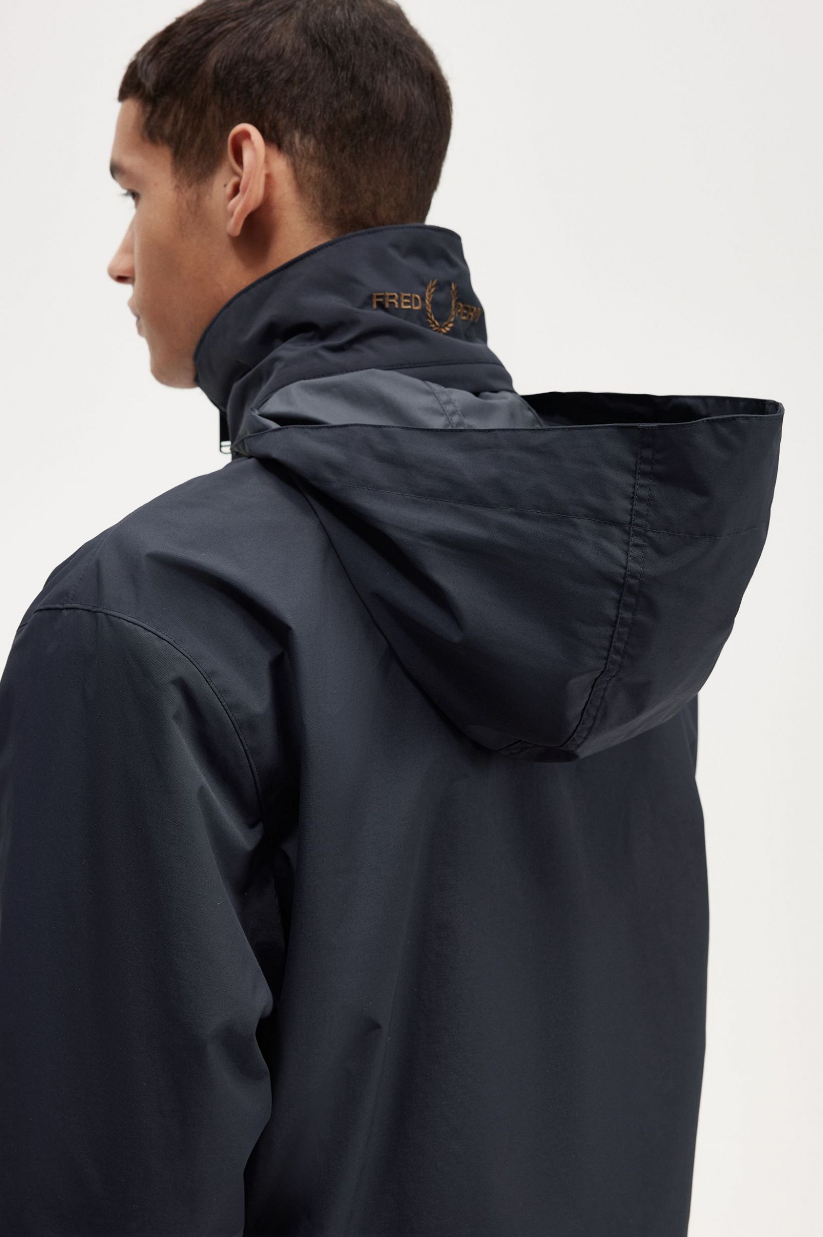 Patch Pocket Zip Through Jacket Navy 7038297