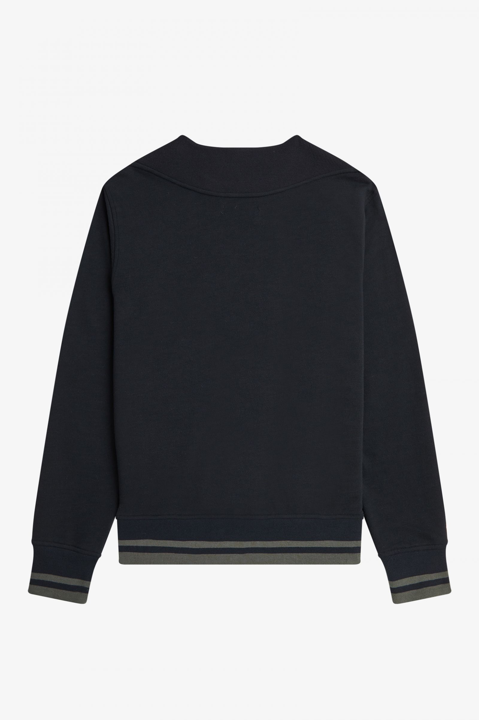 Rib Detail Sweatshirt Black 7038677