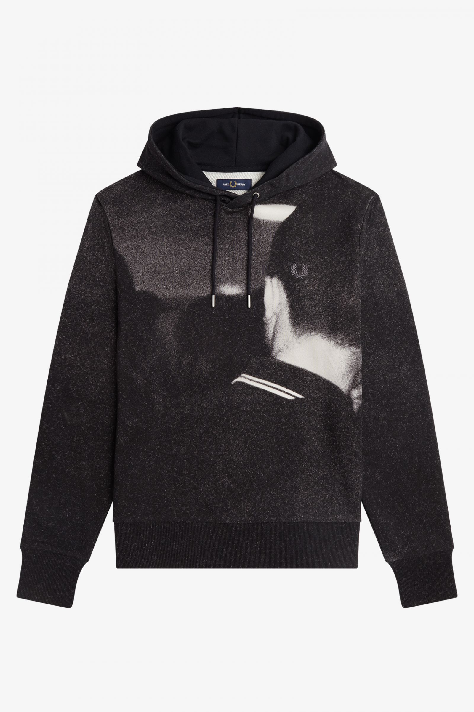 Rave Graphic Hooded Sweatshirt Black 7038876