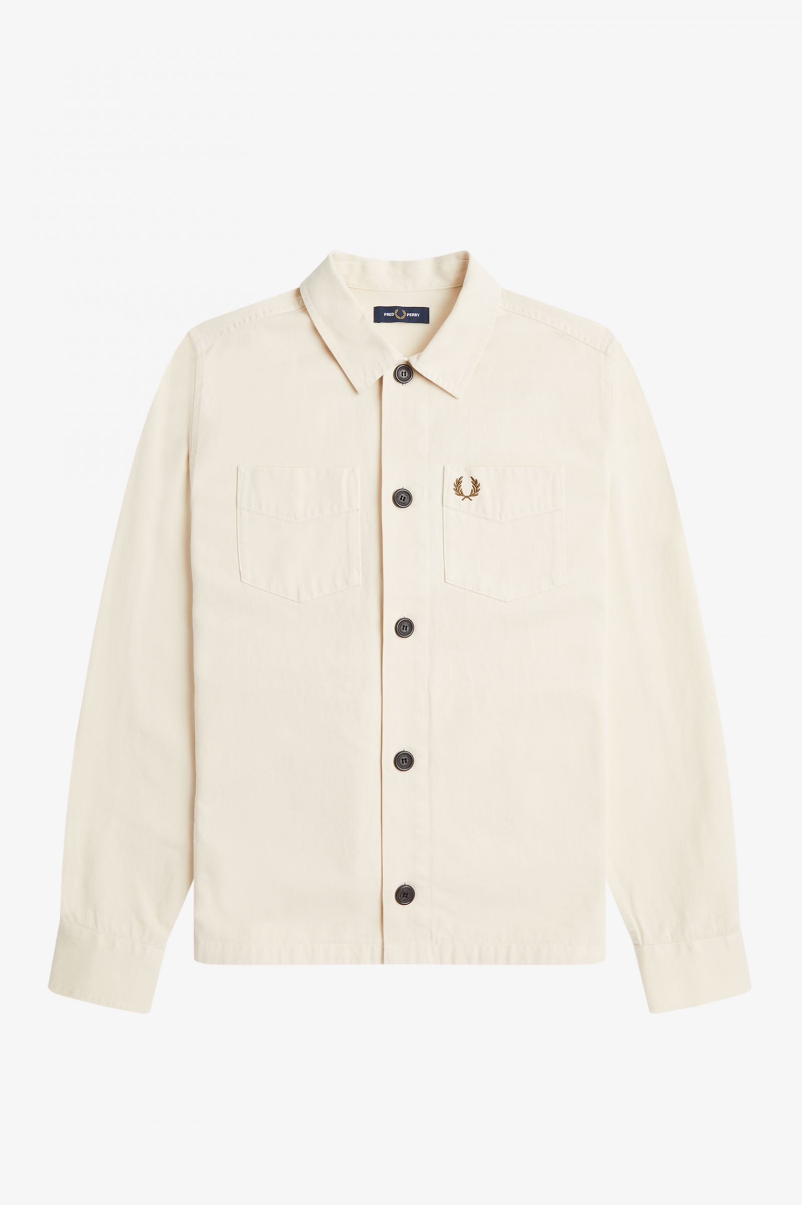 Twill Overshirt Ecru 7038482