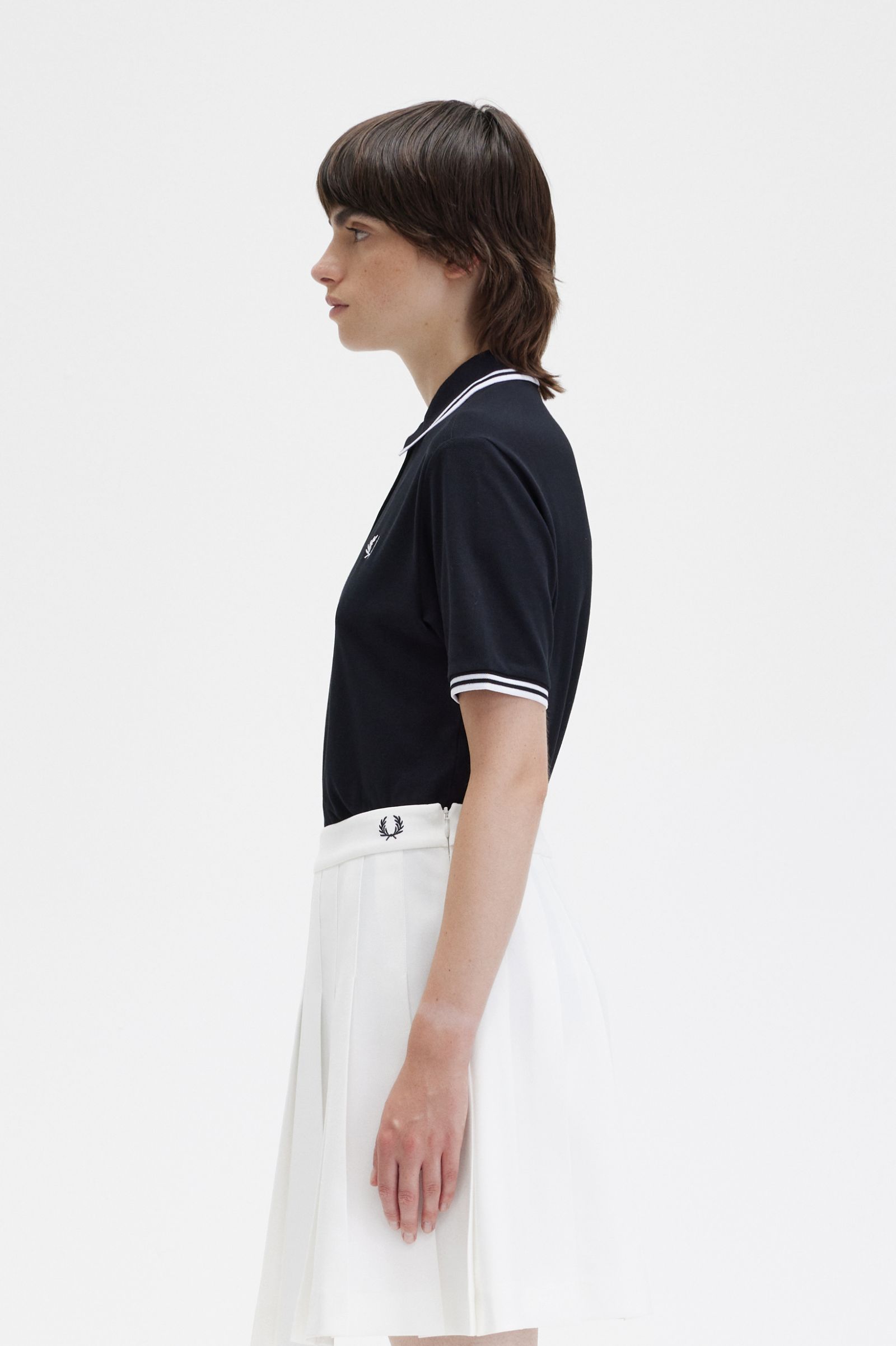 The Fred Perry ShirtG3600 Black / White / White 7039462