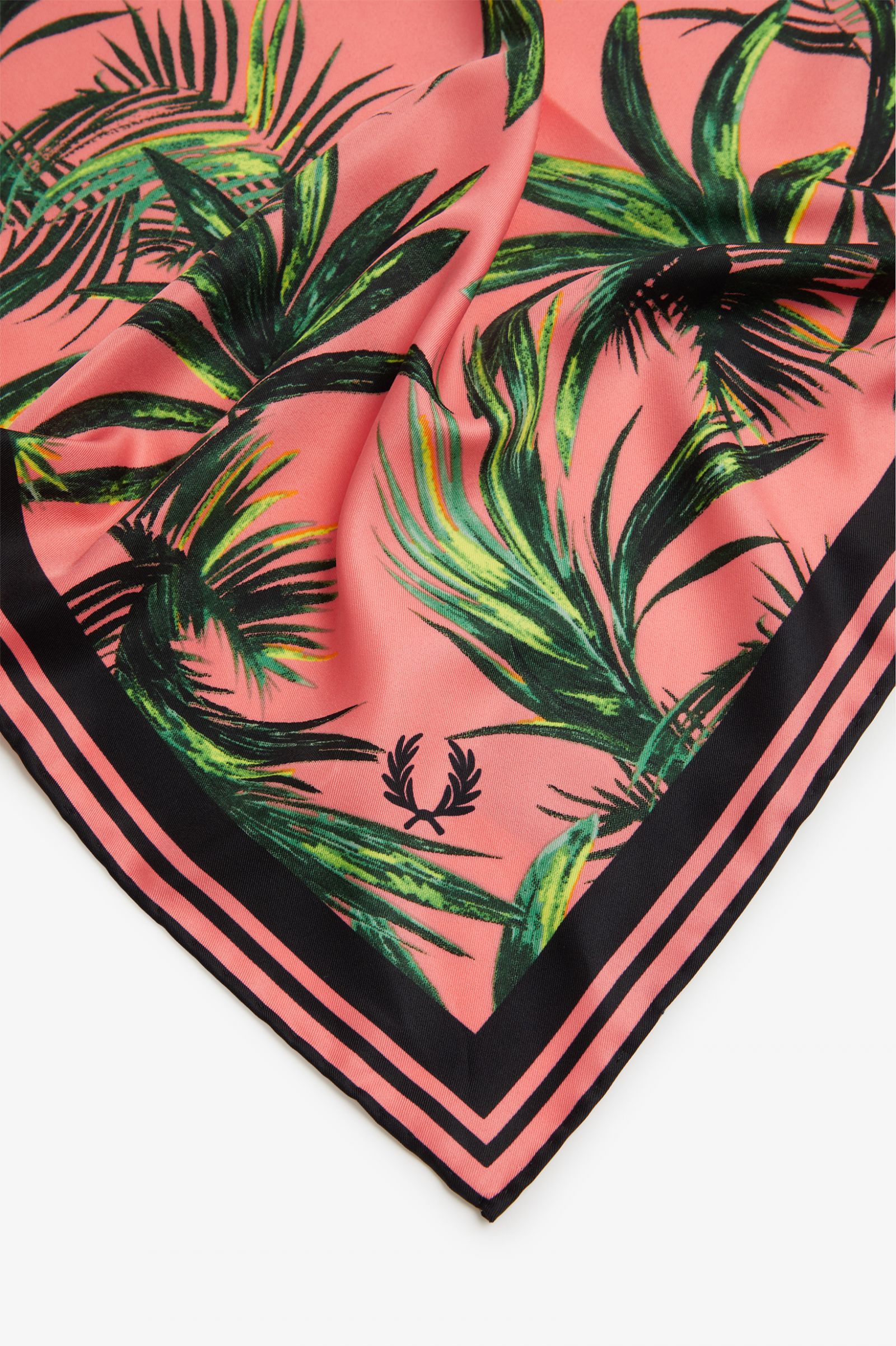 Amy Winehouse FoundationPalm Print Scarf Coral Heat 7039216