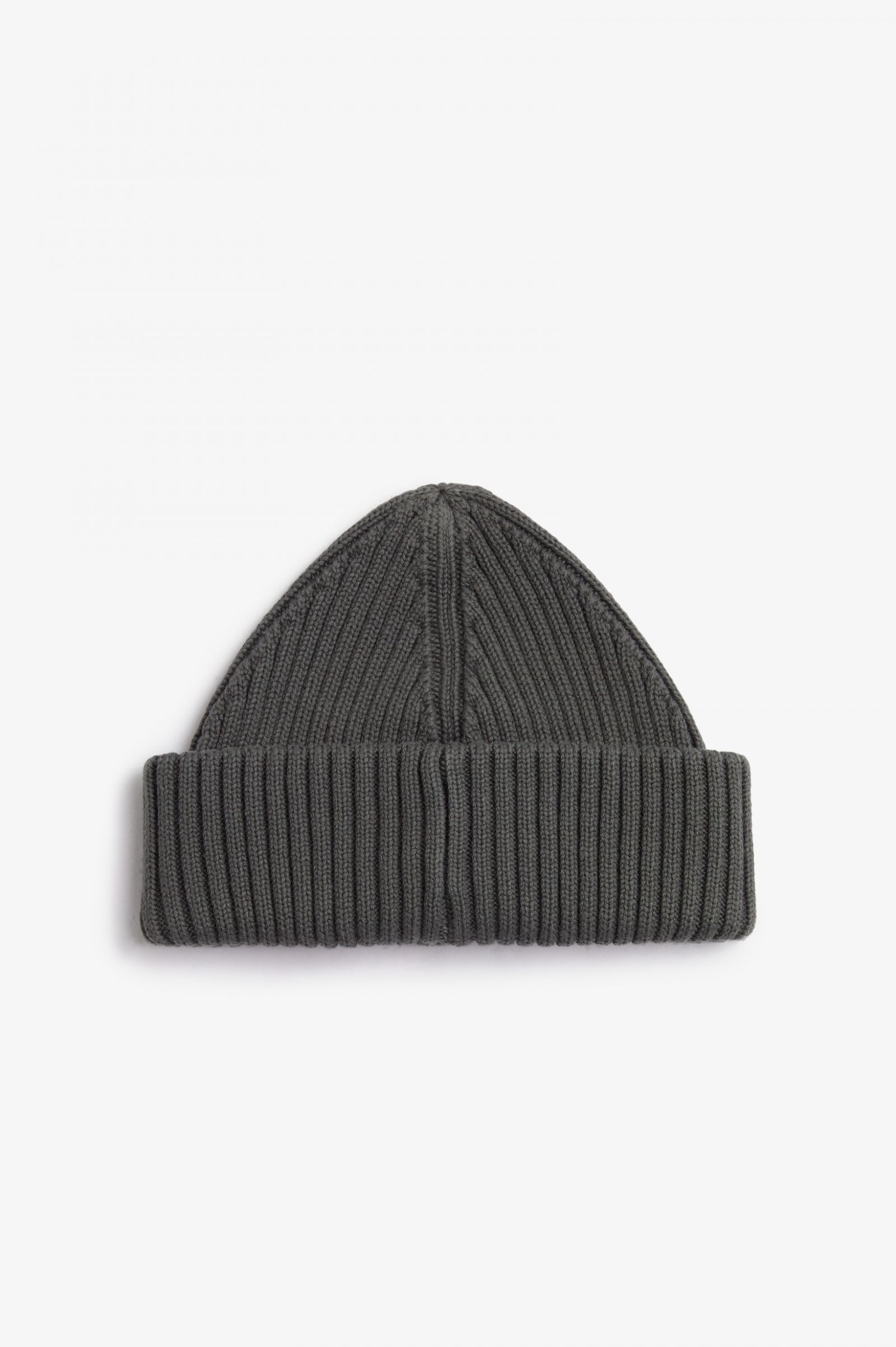 Branded Patch Ribbed Beanie Field Green / Black 7038802