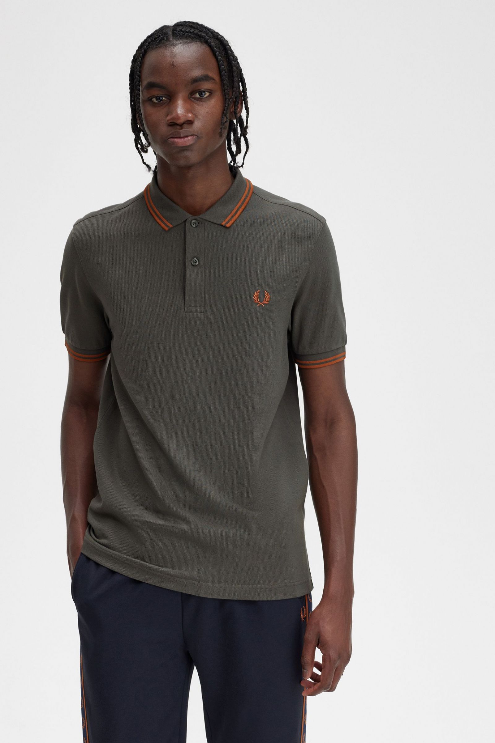 The Fred Perry ShirtM3600 Field Green / Nut Flake / Nut Flake 7038617