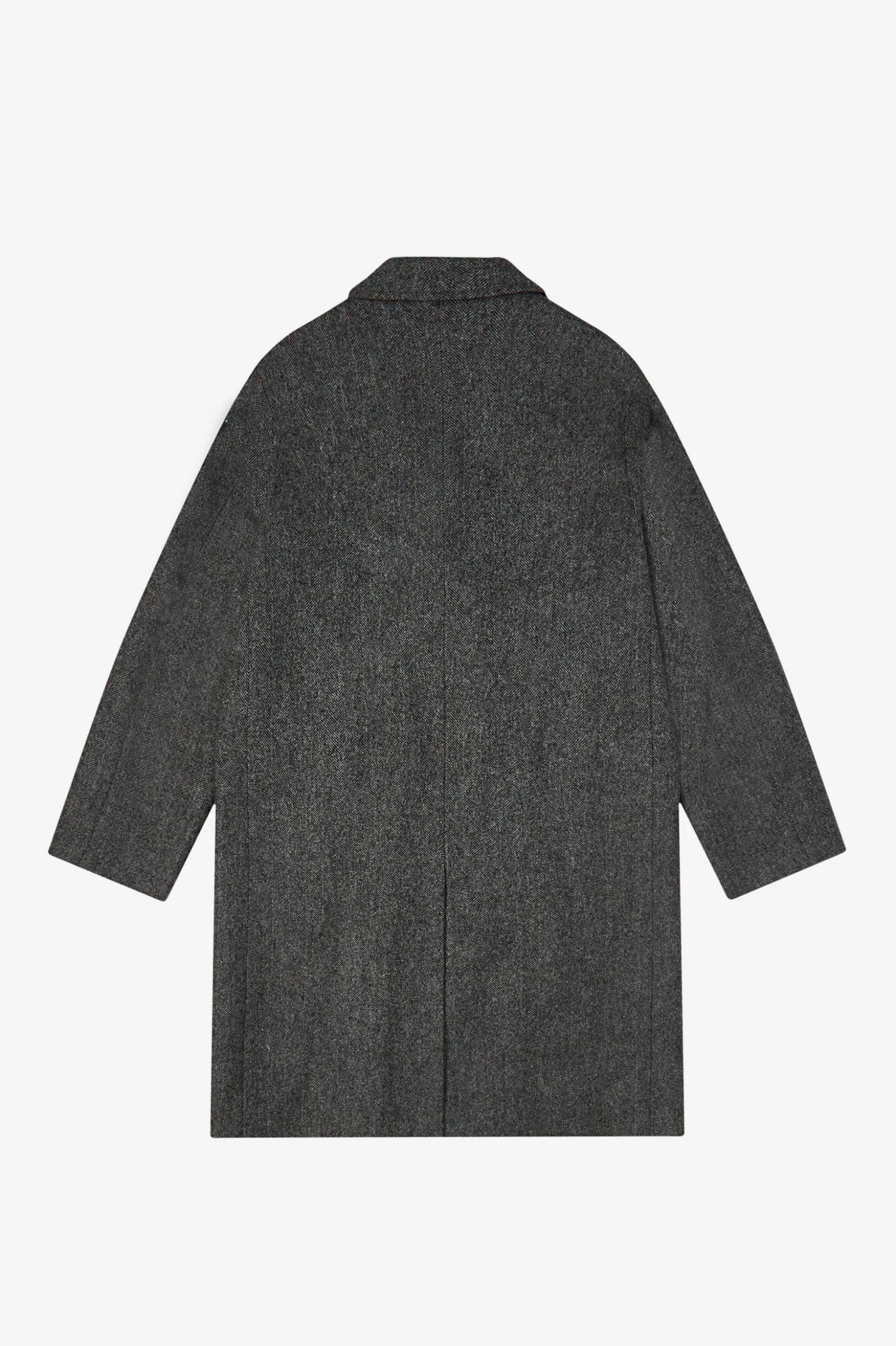 Made In EnglandDouble Breasted Topcoat Black 7037820