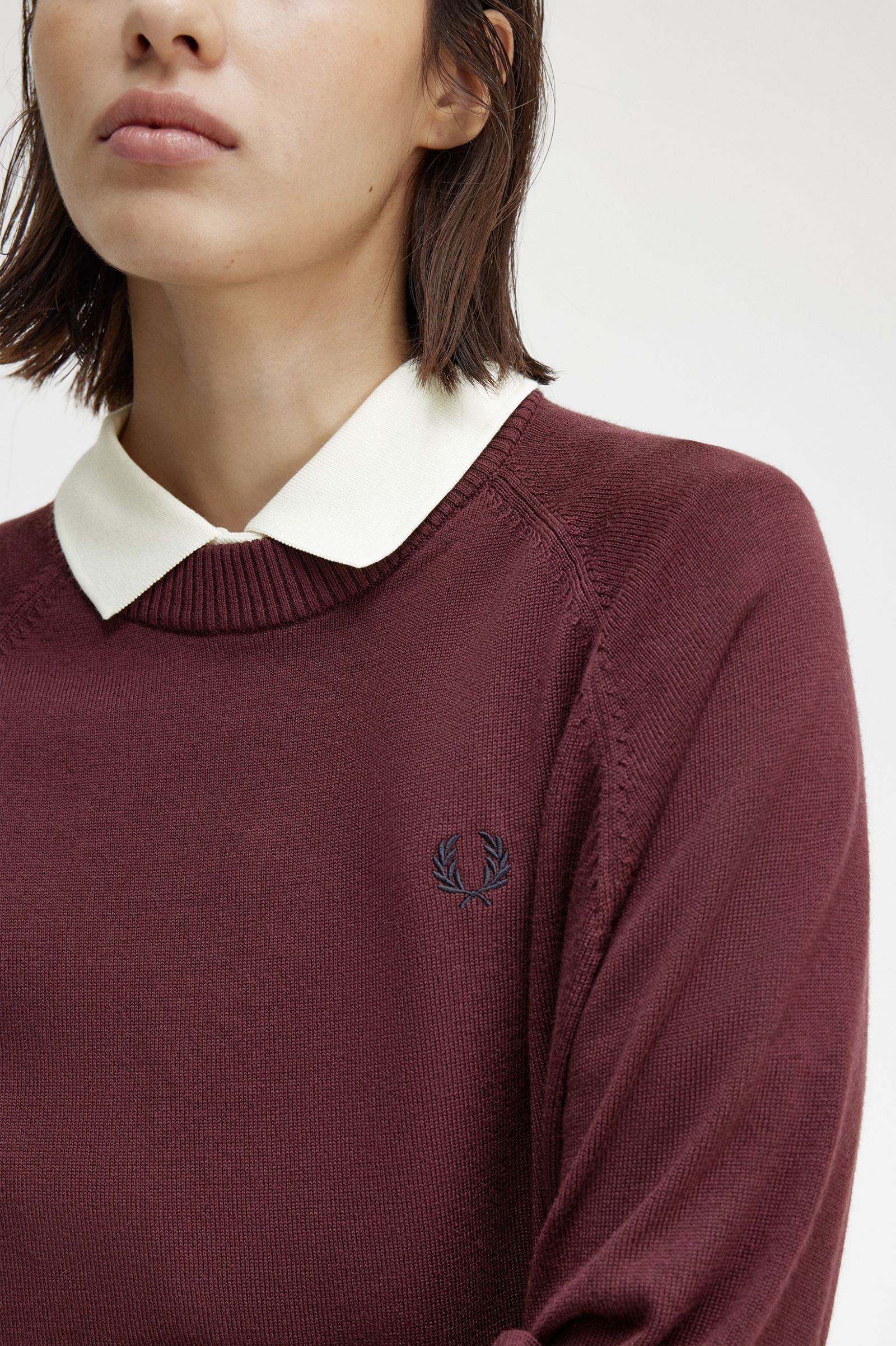 Crew Neck Jumper Oxblood 7039321