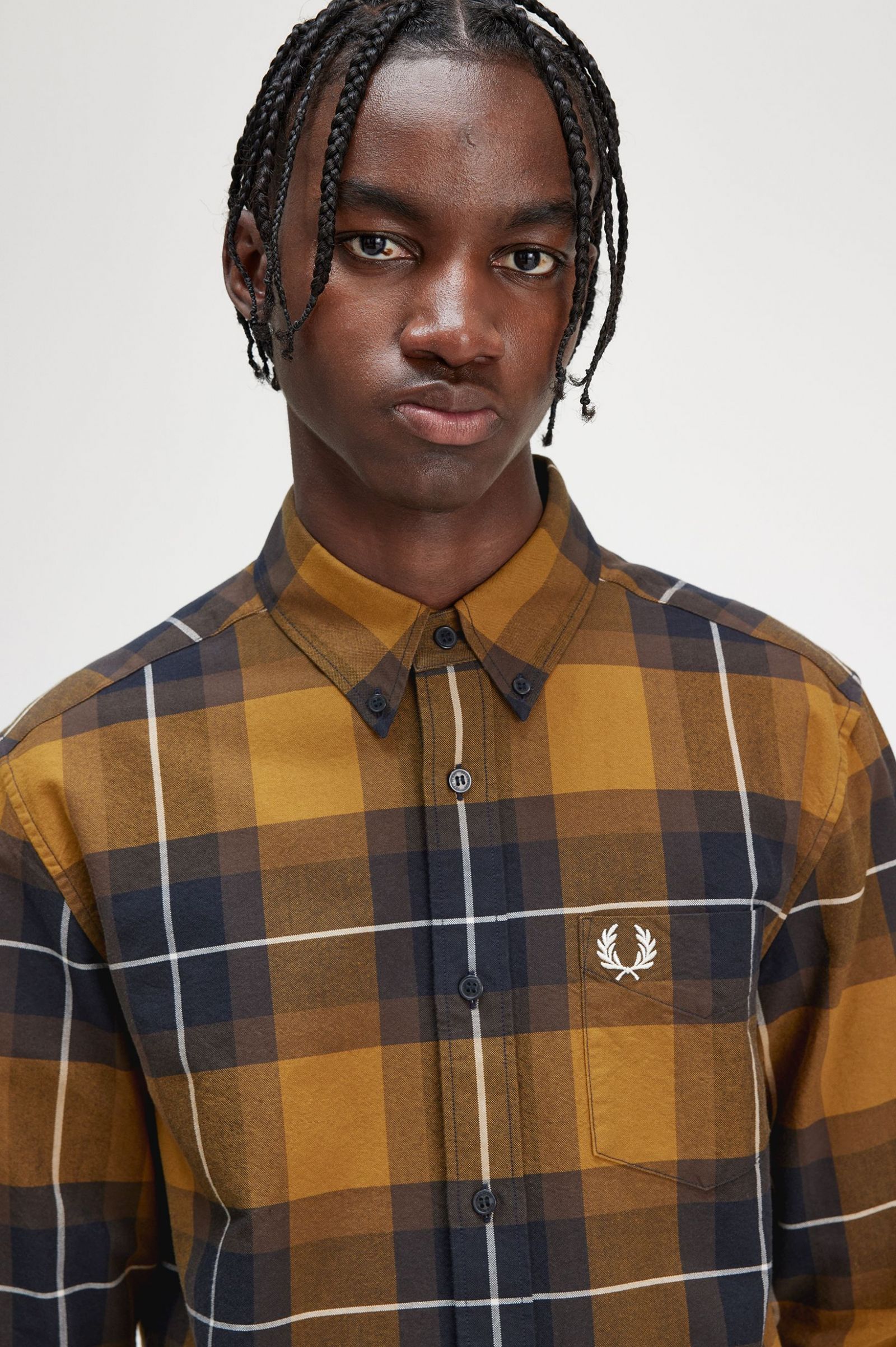 Tartan Shirt Dark Caramel 7038731