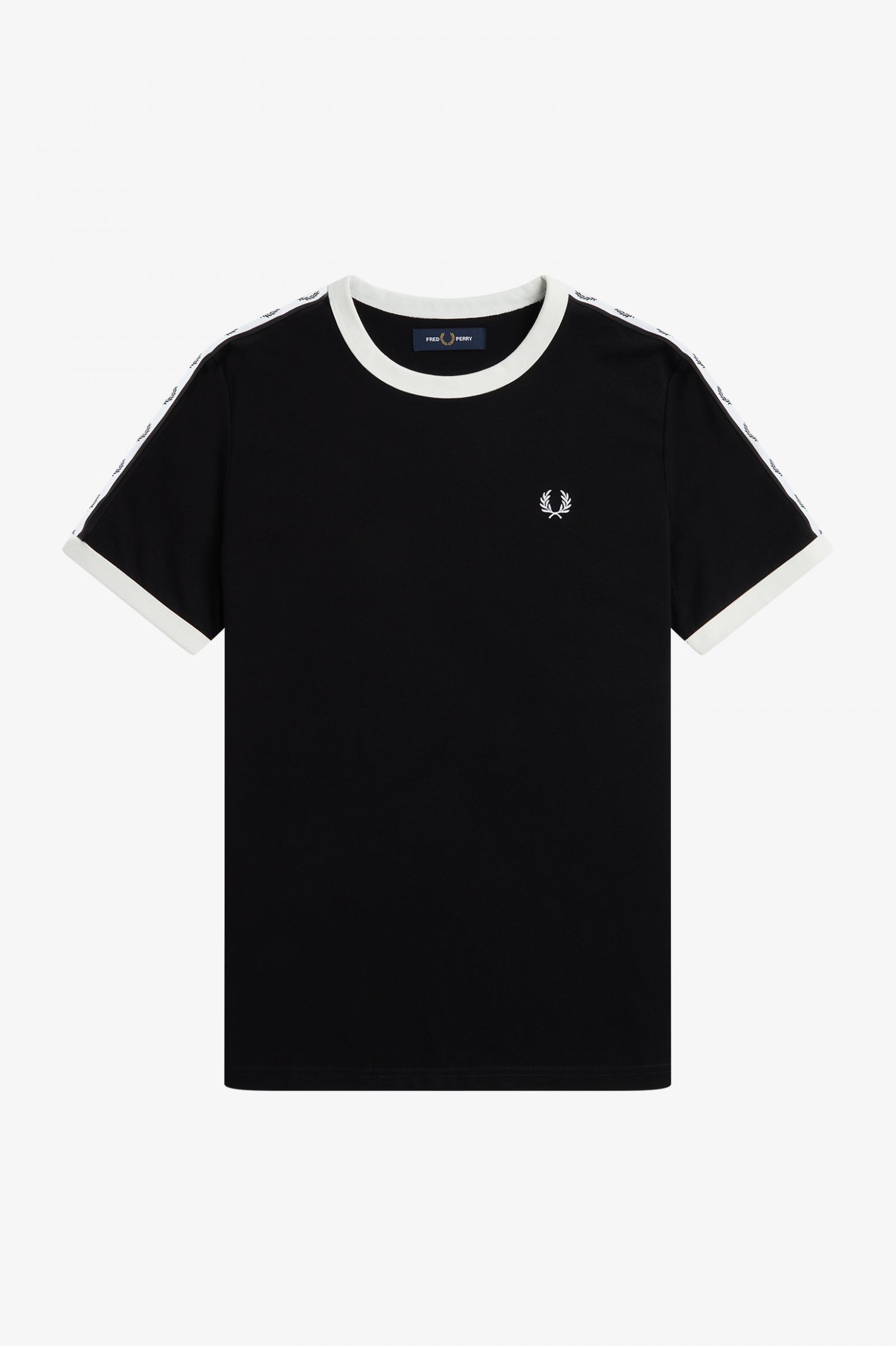 Taped Ringer T-Shirt Black 7039432