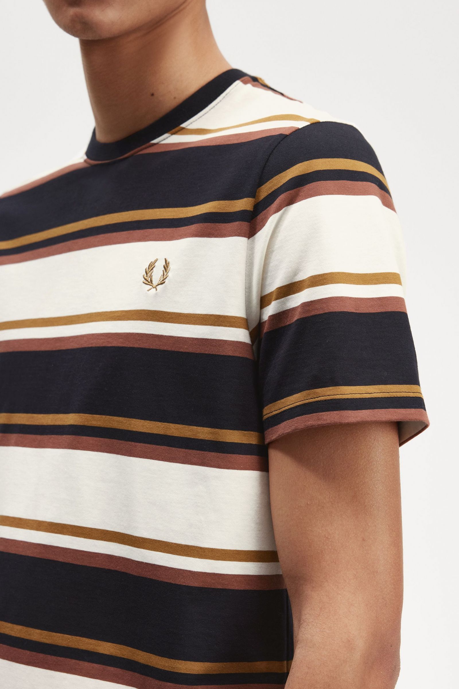 Bold Stripe T-Shirt Ecru 7038945