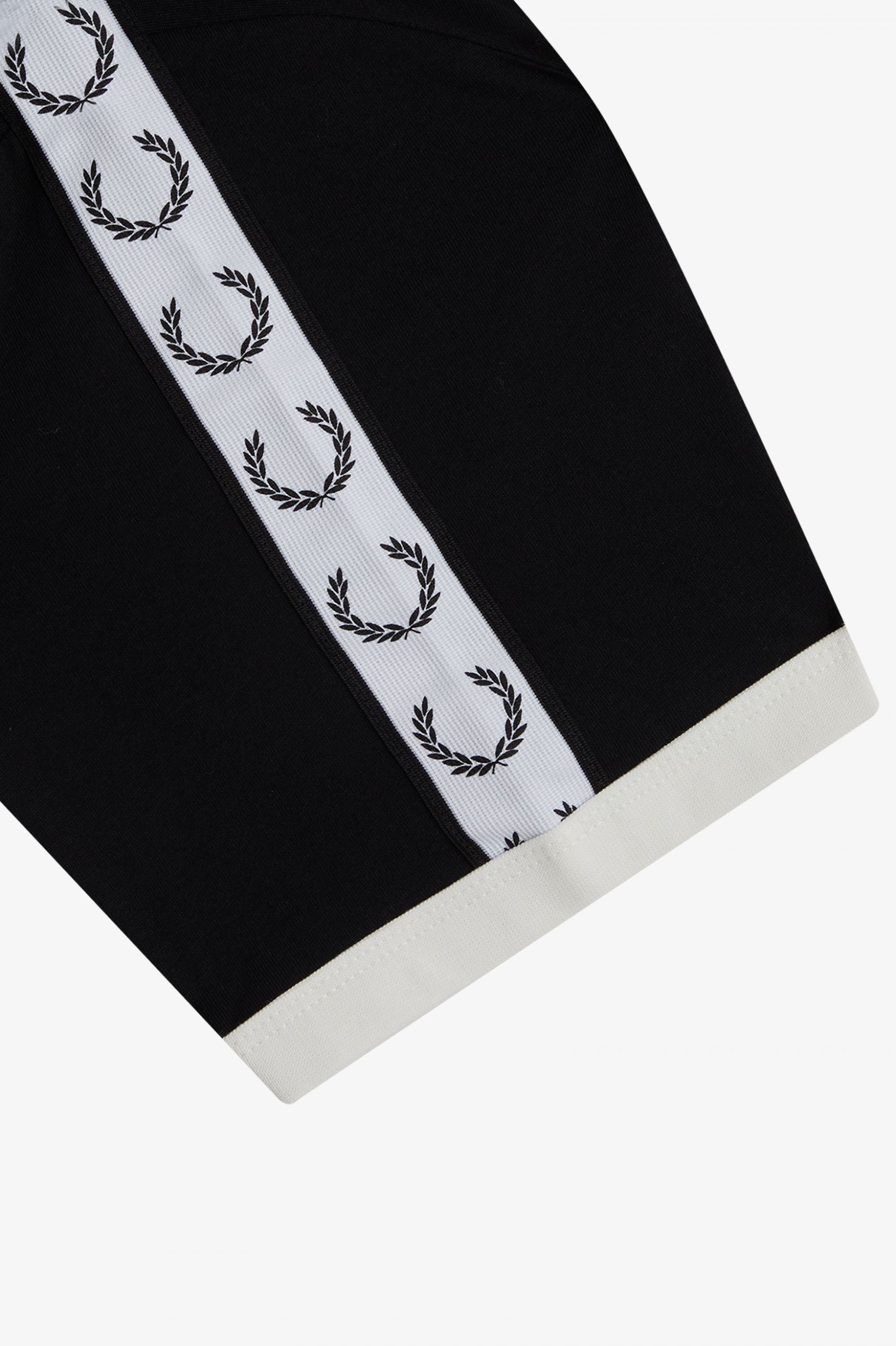 Taped Ringer T-Shirt Black 7038910