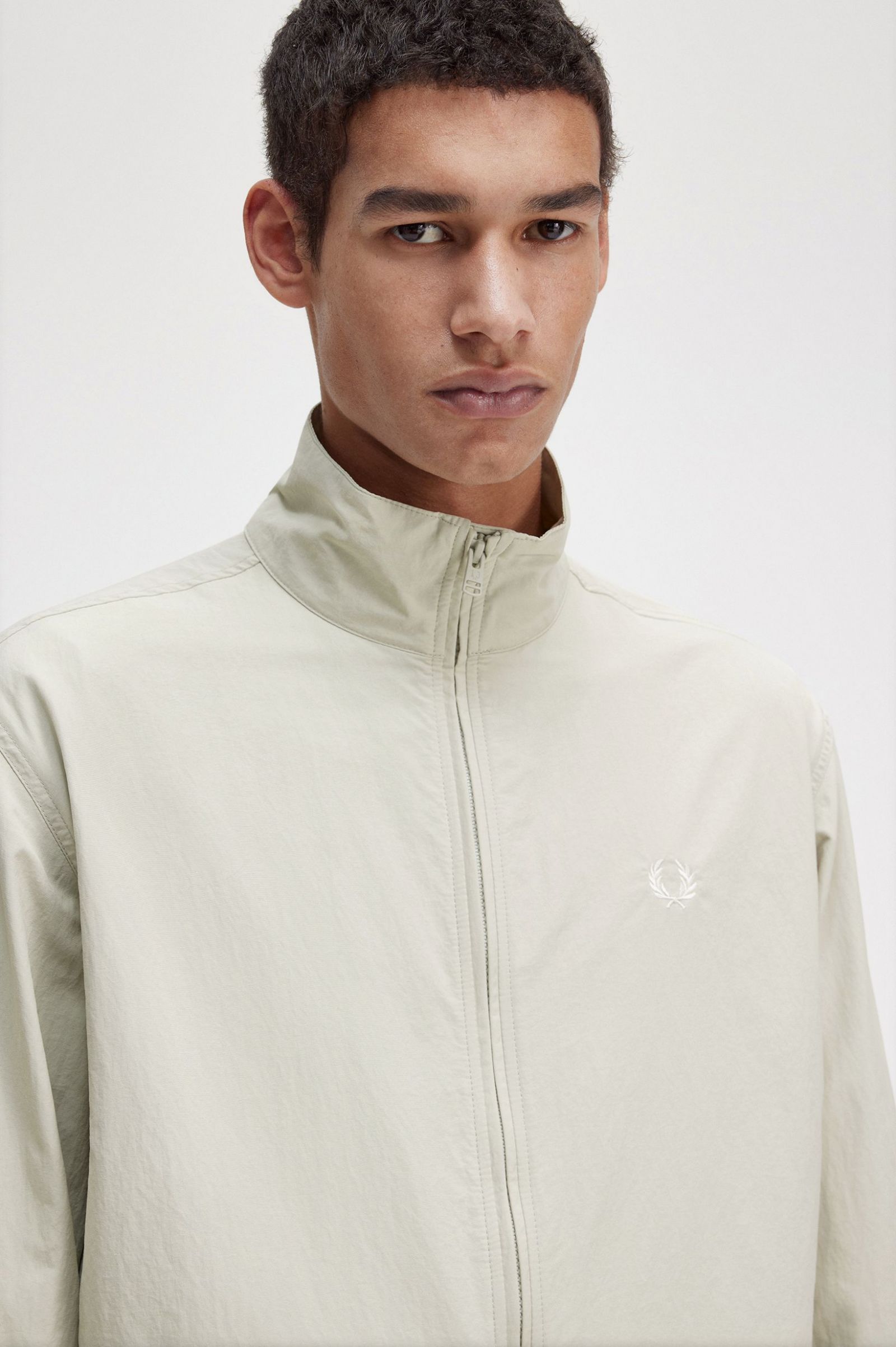 Woven Track Jacket Light Oyster 7039124