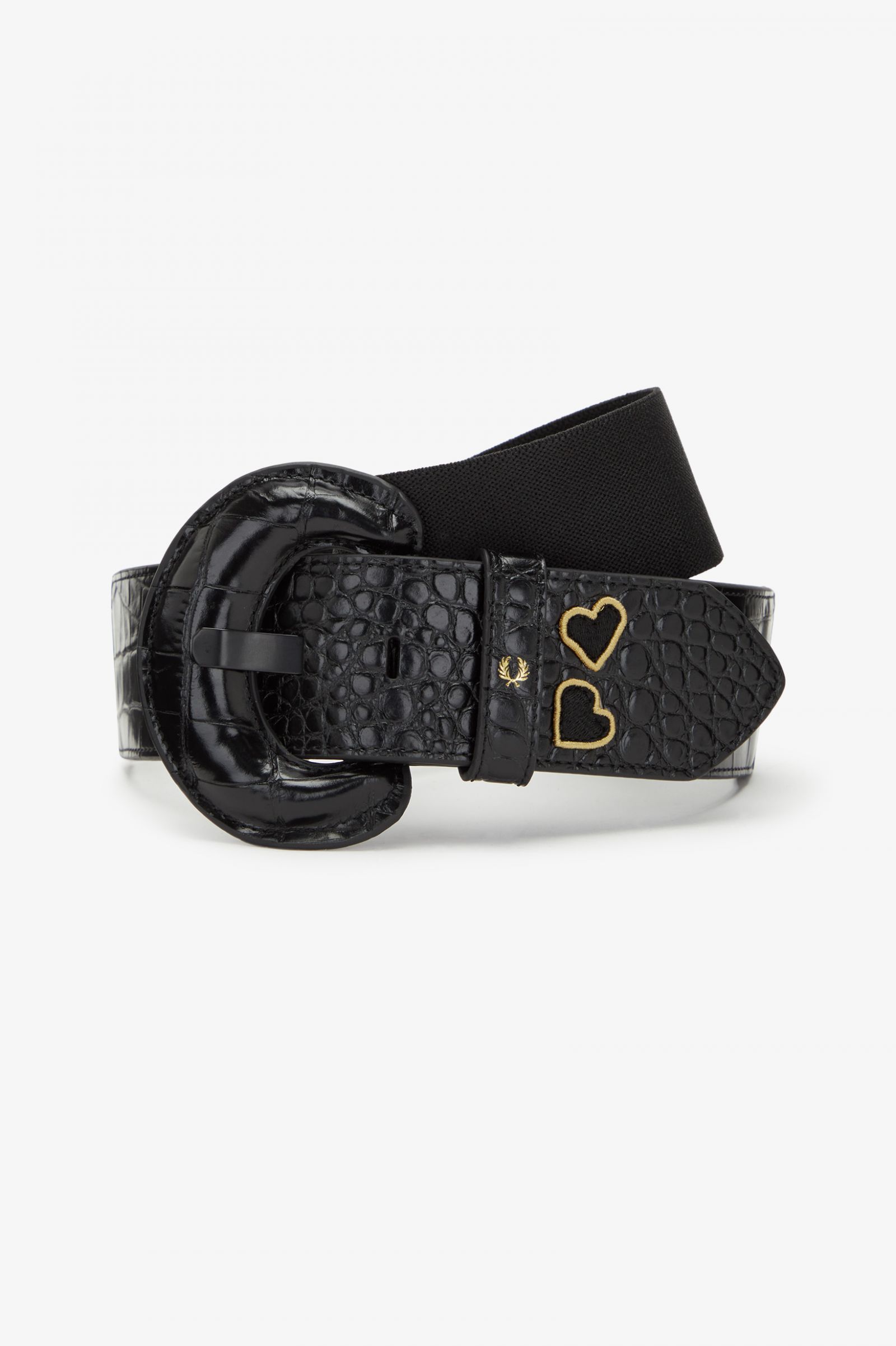 Amy Winehouse FoundationElasticated Leather Belt Black 7037975