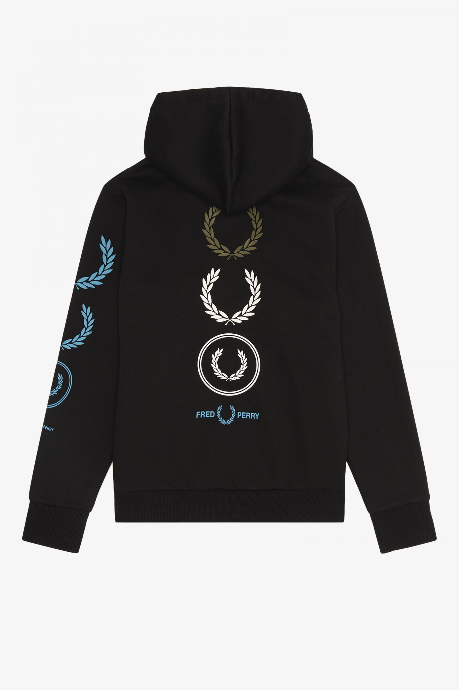 Graphic Branding Hooded Sweatshirt Black 7038885