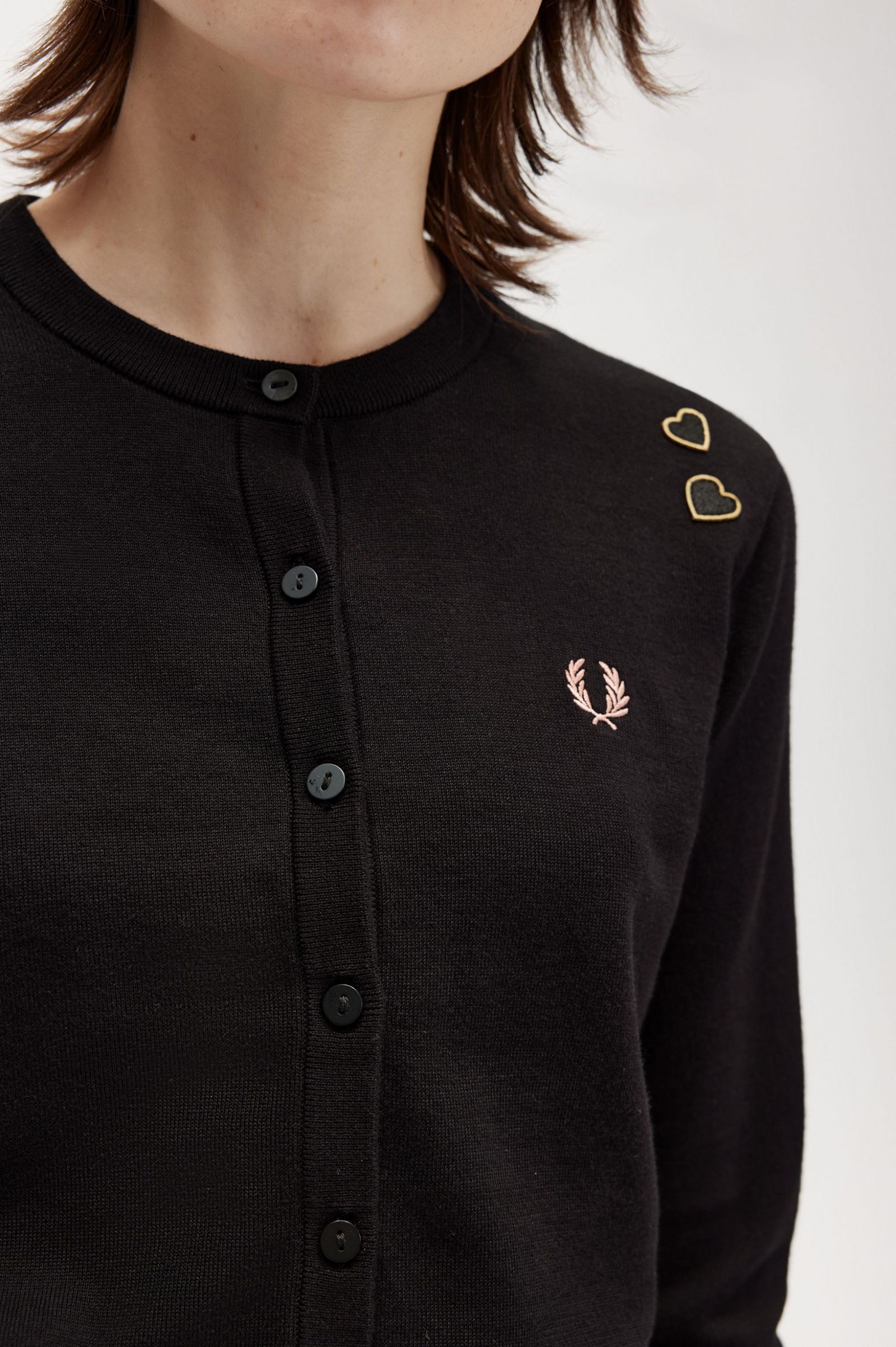 Amy Winehouse FoundationButton-Though Cardigan Black 7039252