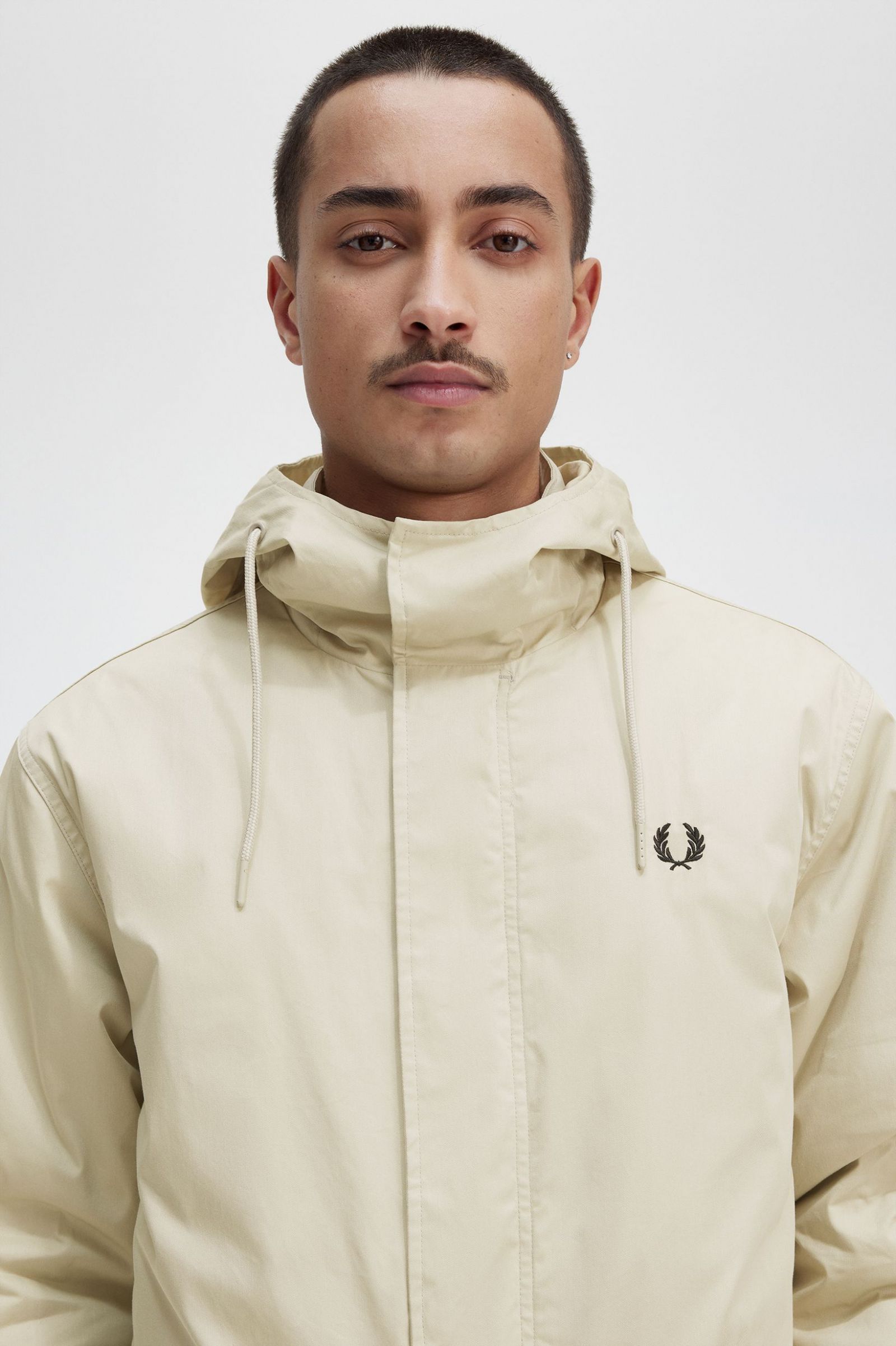 Short Padded Parka Light Oyster 7038275