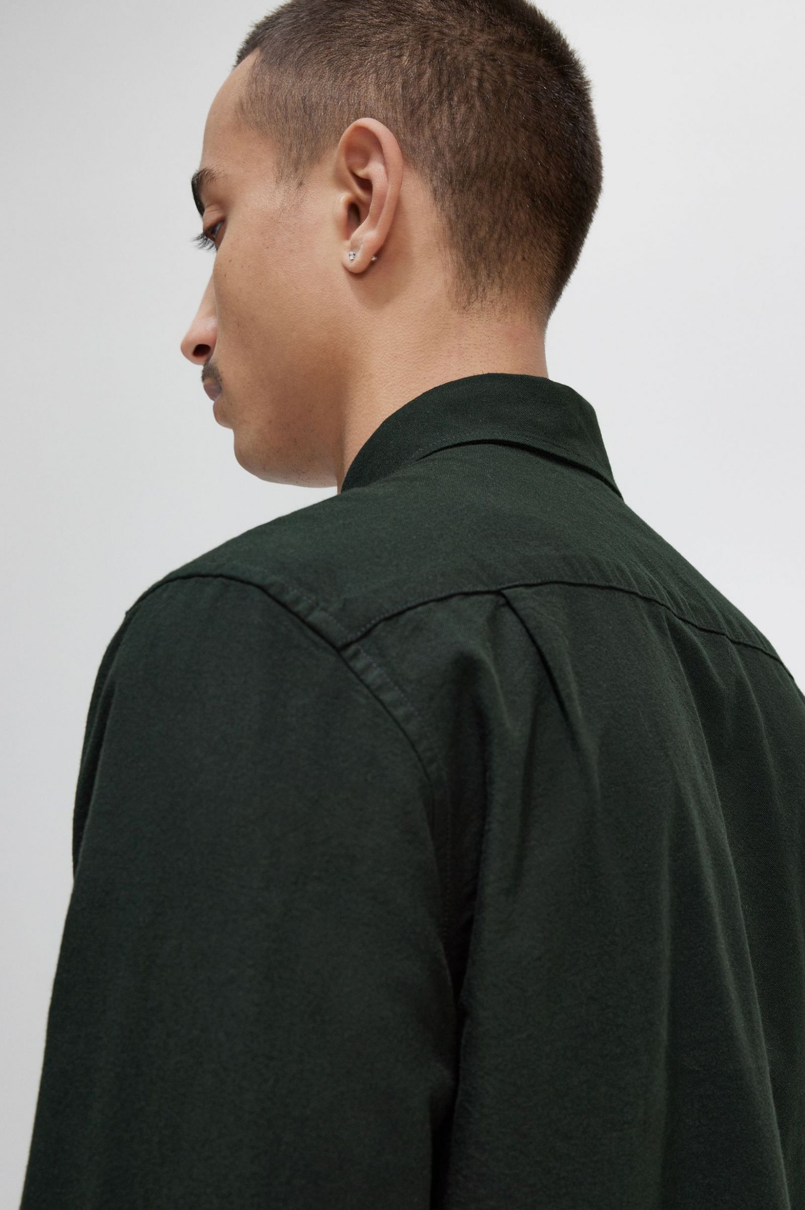 Oxford Shirt Night Green 7038720